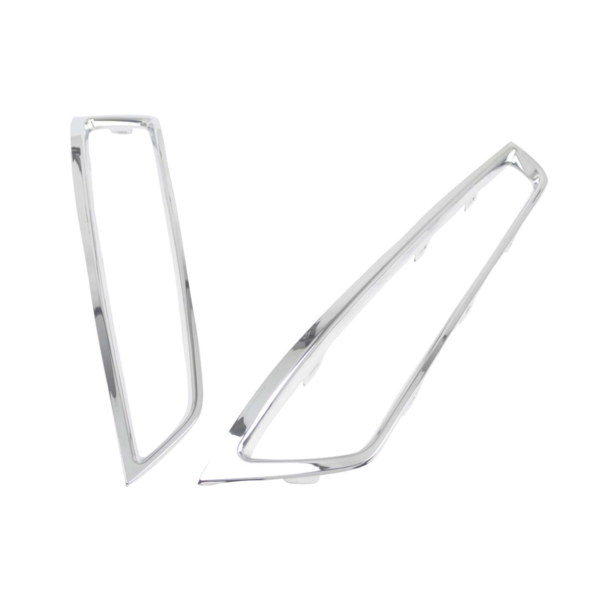 2PCS Front Bumper Grille Fog Light Cover Trim Fit Acura MDX 2010-2013 Chrome