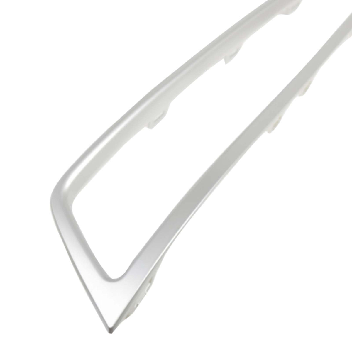 2PCS Front Grille Fog Light Cover W/ Trim Fit Acura MDX 2010-2013 Silver
