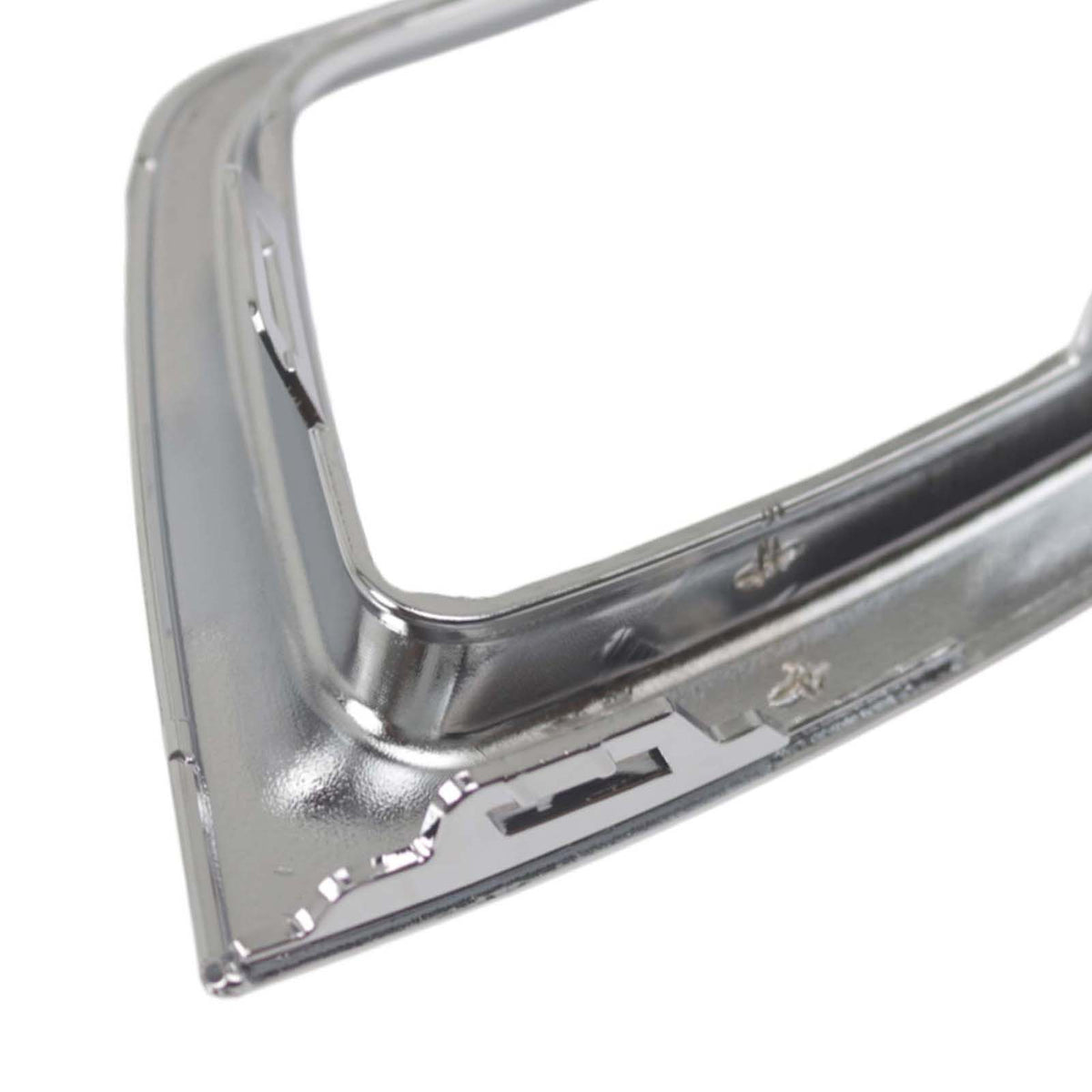 2PCS Front Grille Fog Light Cover W/ Trim Fit Acura MDX 2010-2013 Chrome