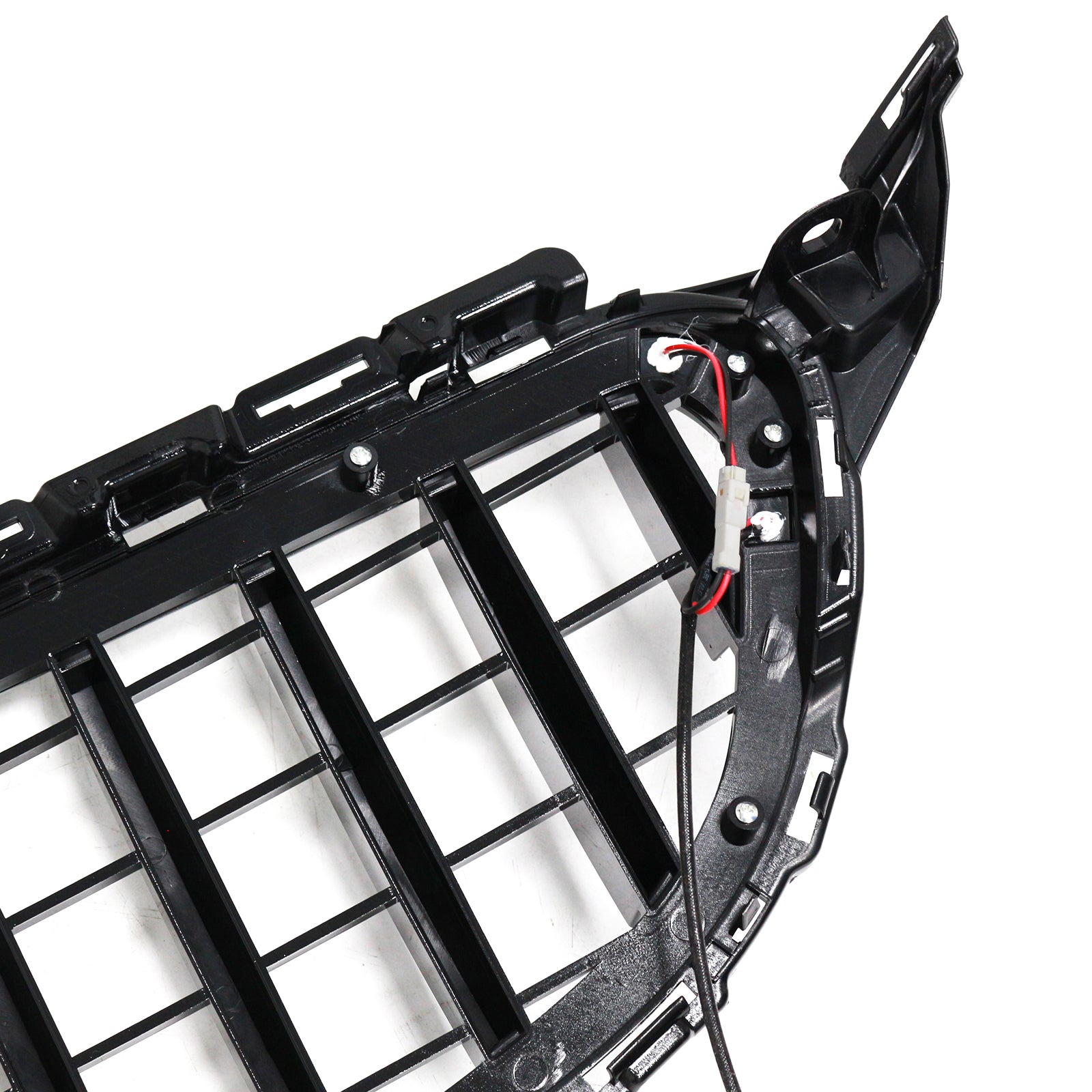 Chrome Front Bumper Grill Grille Fit Mercedes W205 C250 C300 2015-2021 W/LED