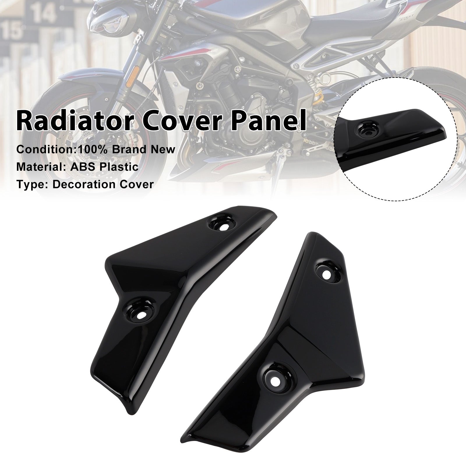 2020-2022 Street Triple 765 R/RS Radiator Side Cover Fairing Panels