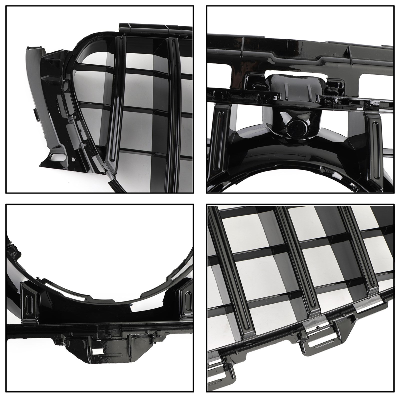 2016-2019 E43 Sports Benz Front Grill Replacement Grille W/ CAMERA Generic