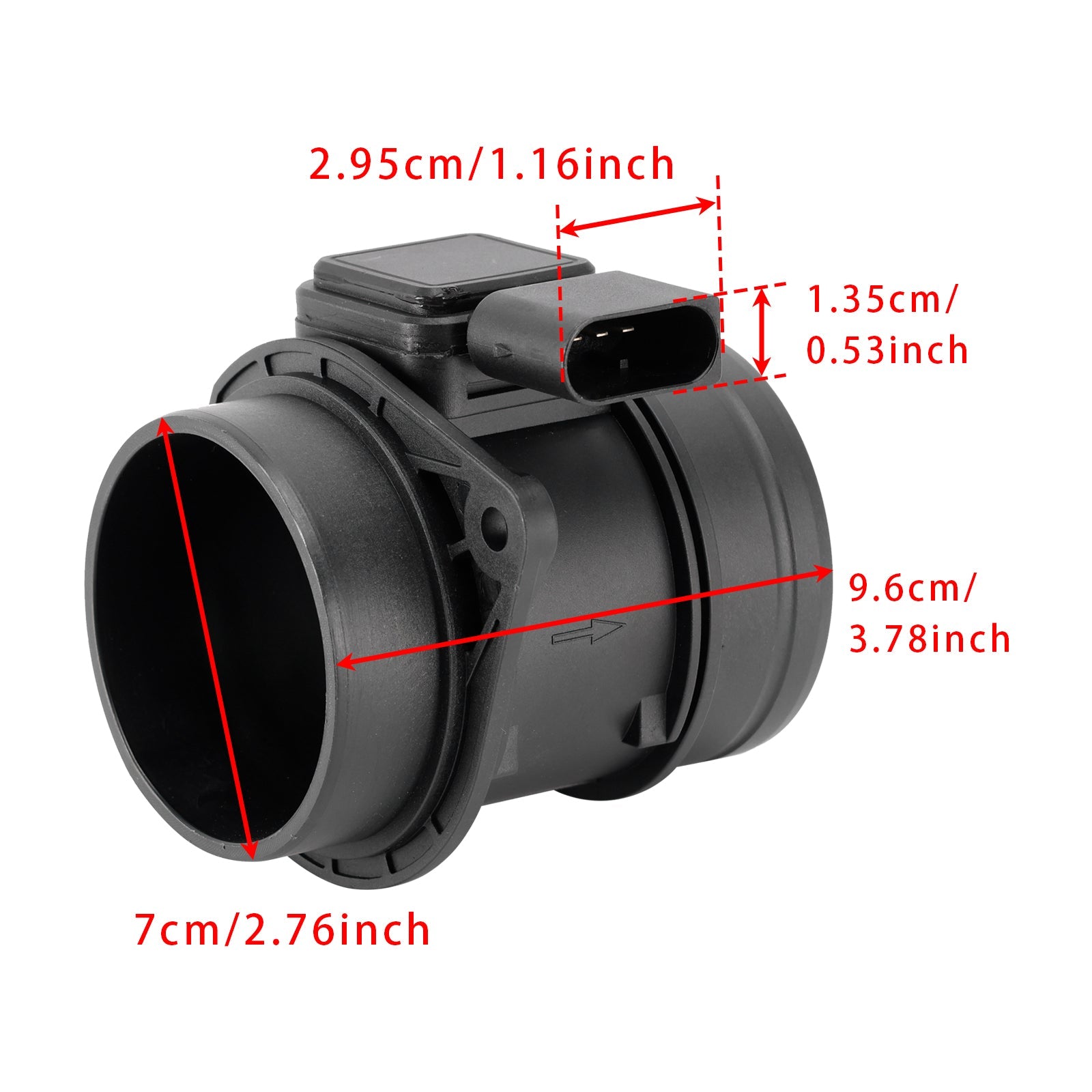 Mass Air Flow Meter Sensor For Mercedes-Benz A B W245 W169 5WK97026