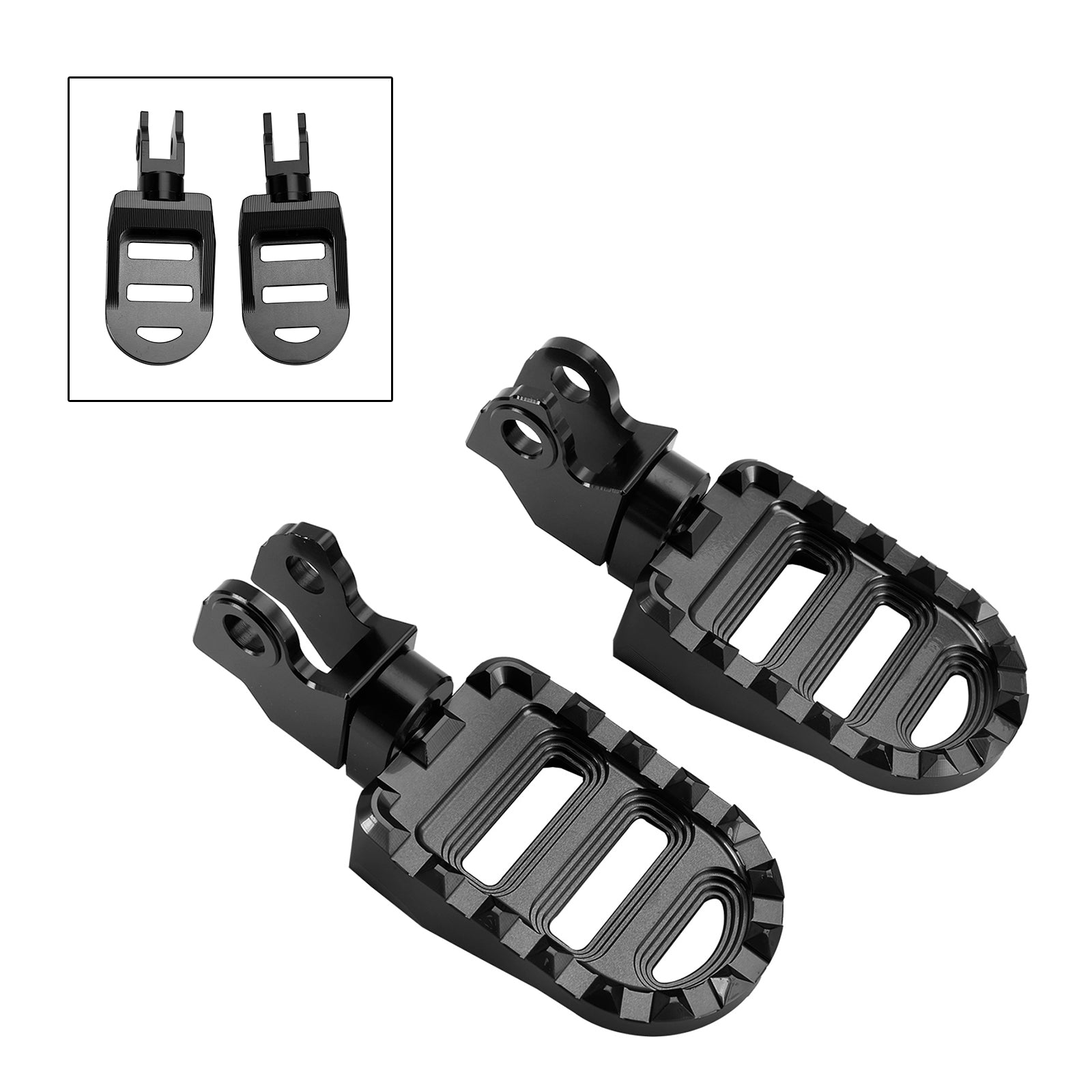 Front Footrests Foot Pegs fit for HONDA CL250 CL300 CL500 Trail 125 2023-2024