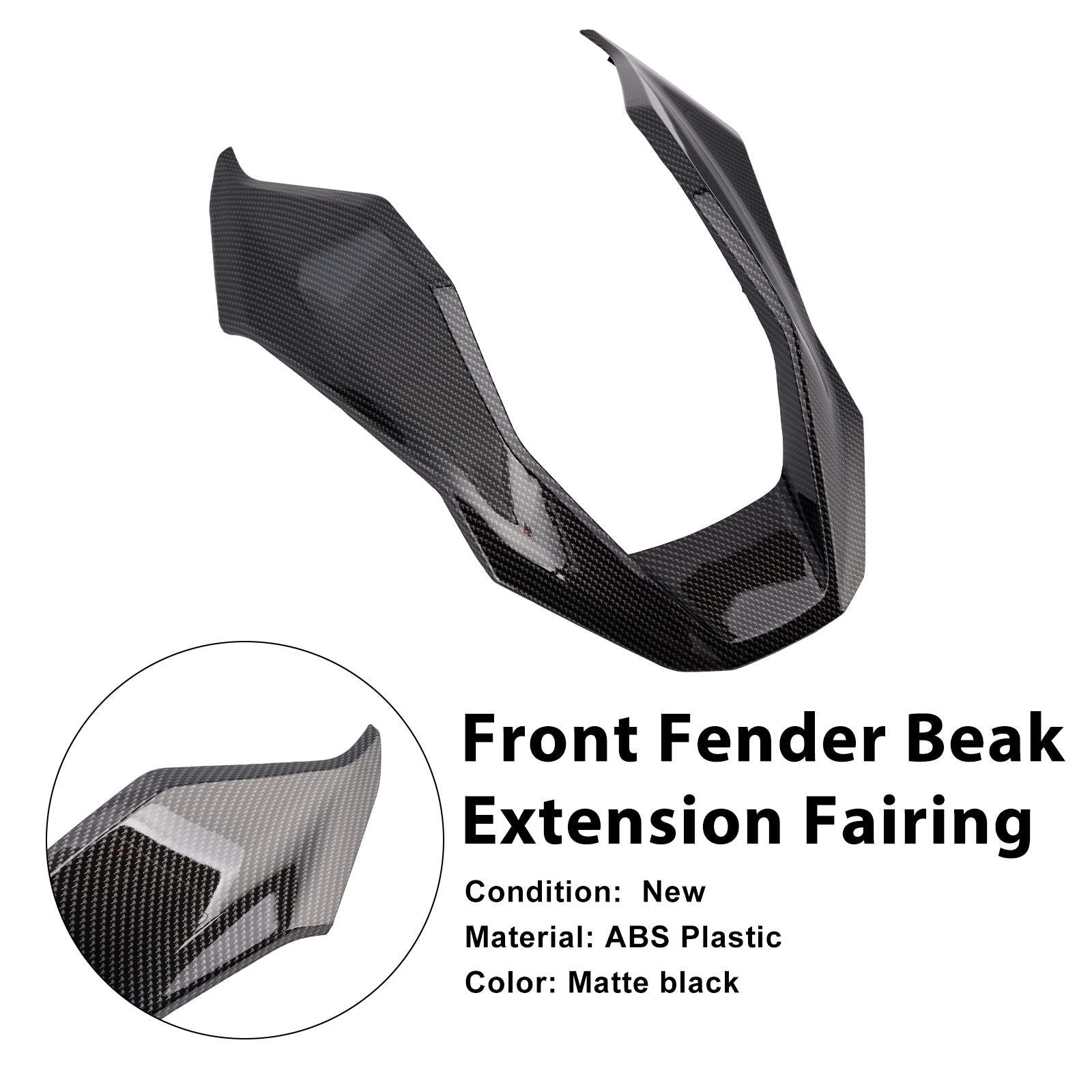 2024-2025 BMW R1300GS Front Fender Beak Extension Fairing