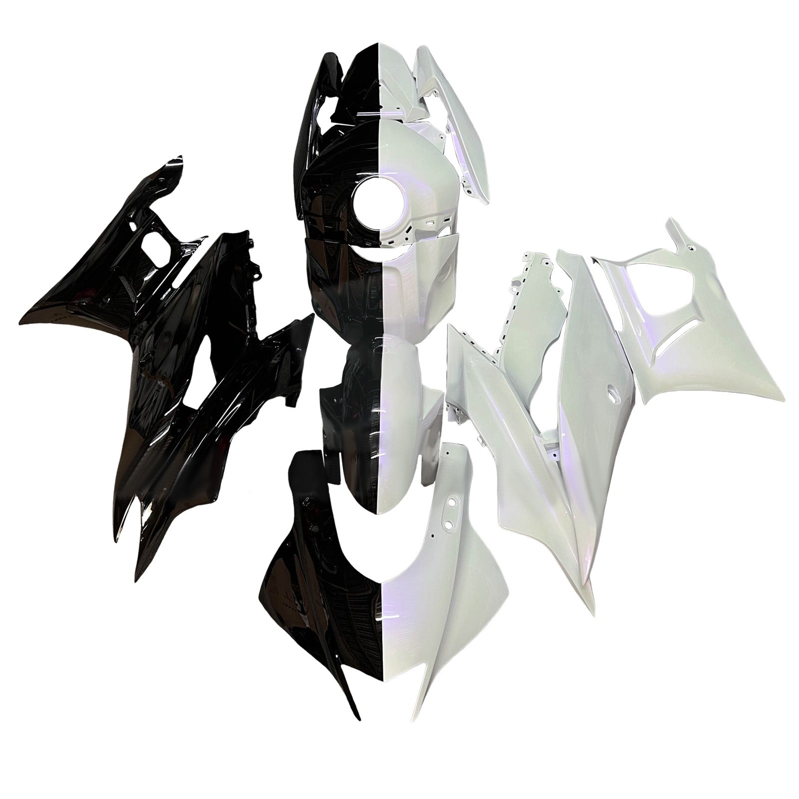 Injection Fairing Kit Bodywork Plastic ABS fit For Yamaha YZF-R3 R25 2019-2021