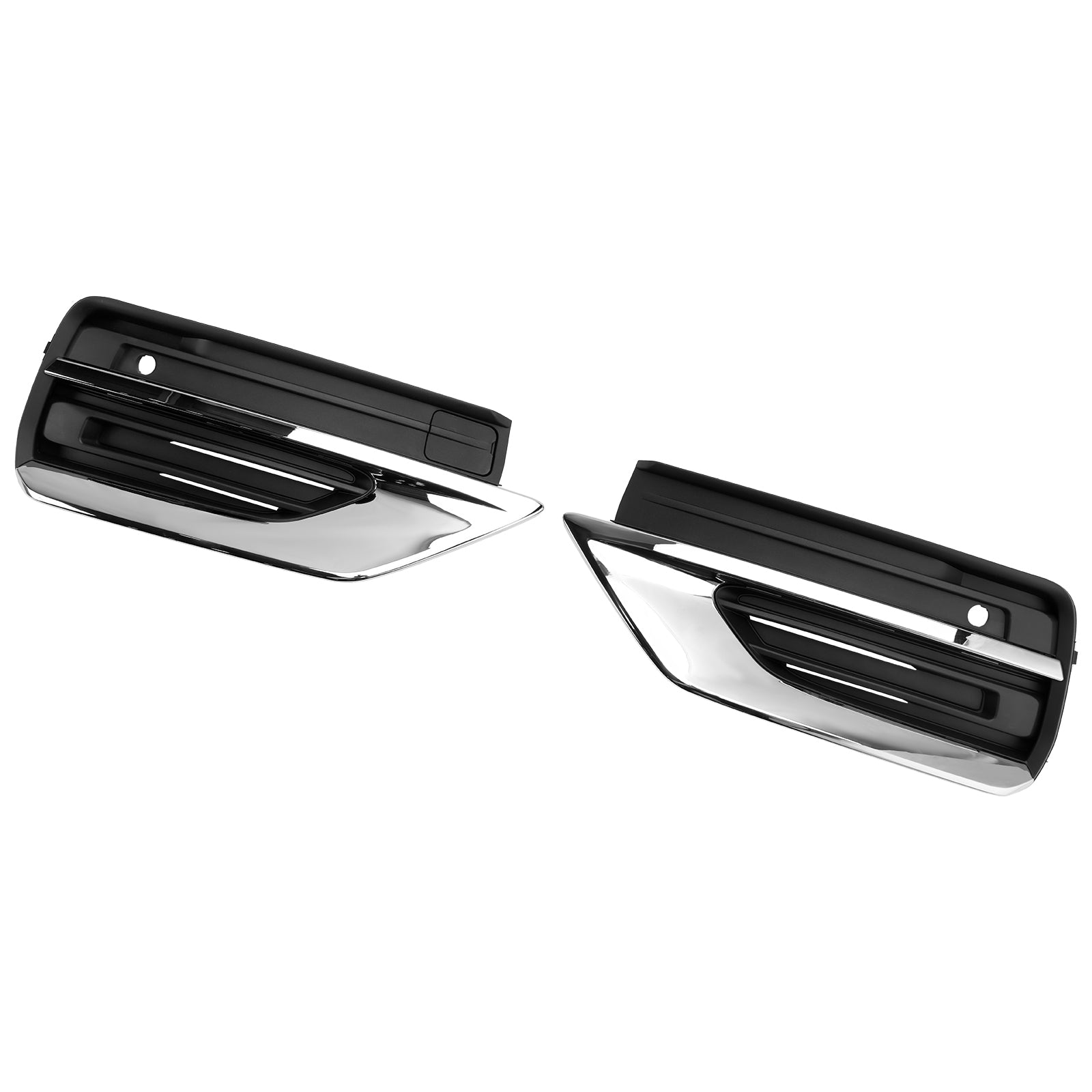 2pcs 전면 범퍼 안개 조명 그릴 그릴 안개 램프 그릴 피트 볼보 XC90 2021-2024