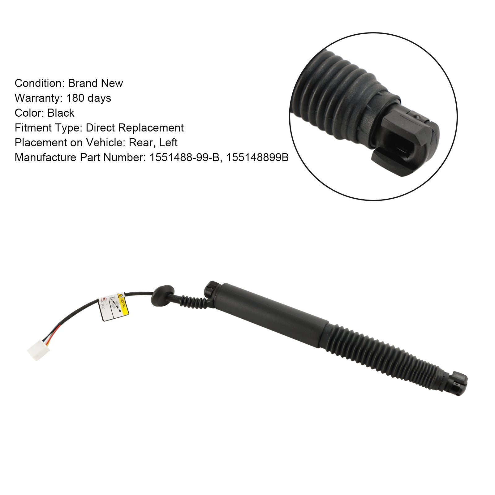 2021-2023 Tesla Model 3 Left Side Power Tailgate Power Lift Support Struthz