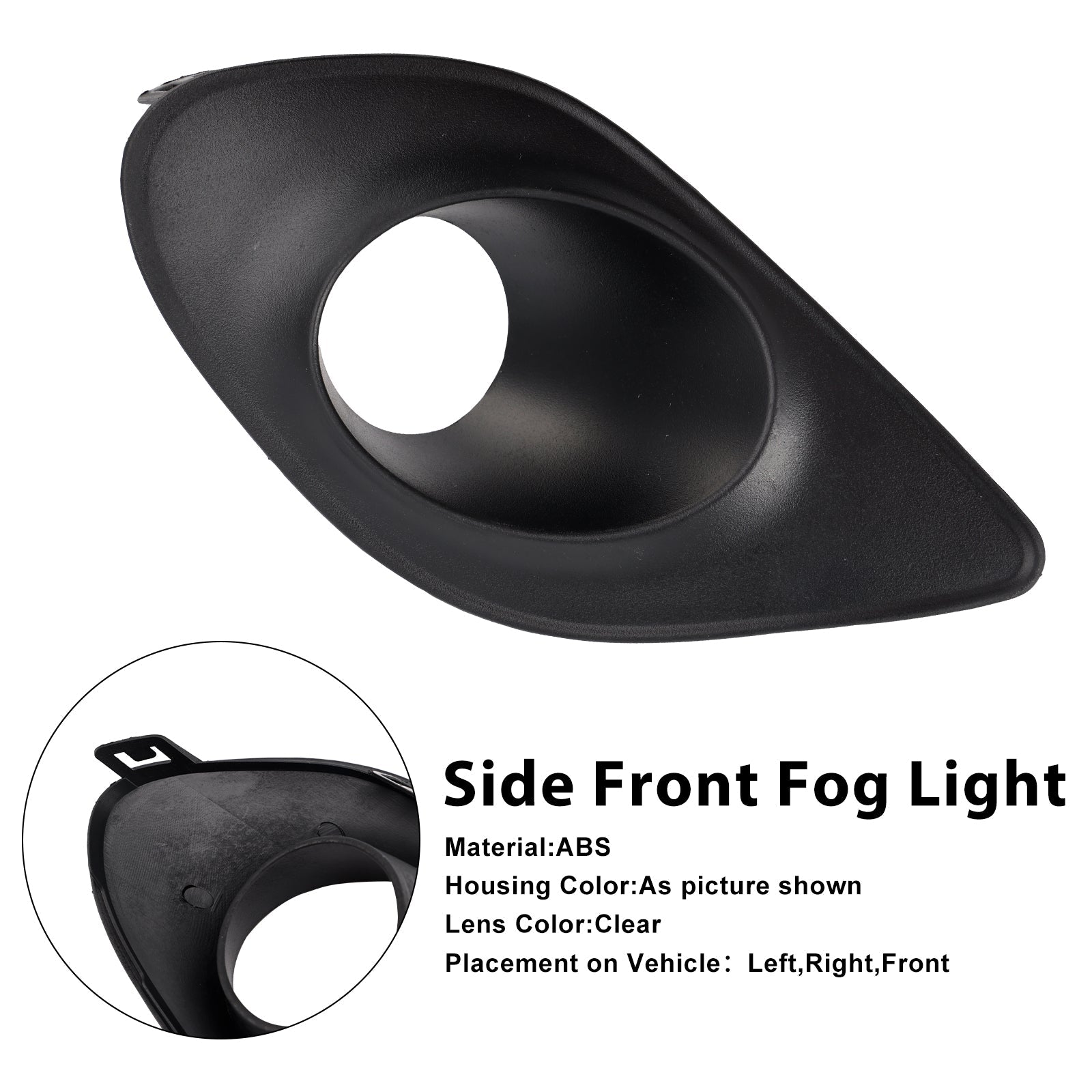 Right Side Fog Light Bezel For Dodge Charger 2015-2022 68280428AA