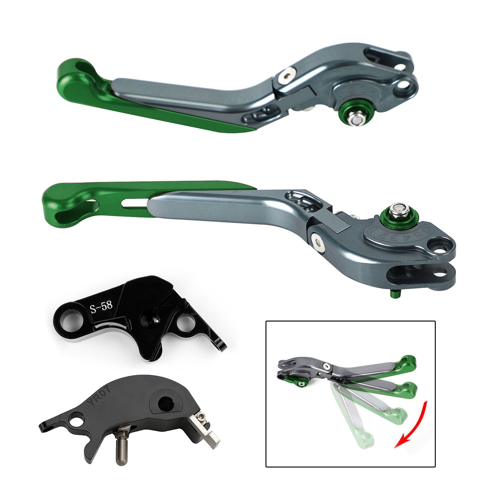 Adjustable Clutch Brake Lever fit for YAMAHA YZF R7 MT-10/SP FZ-10/SP 2022-23
