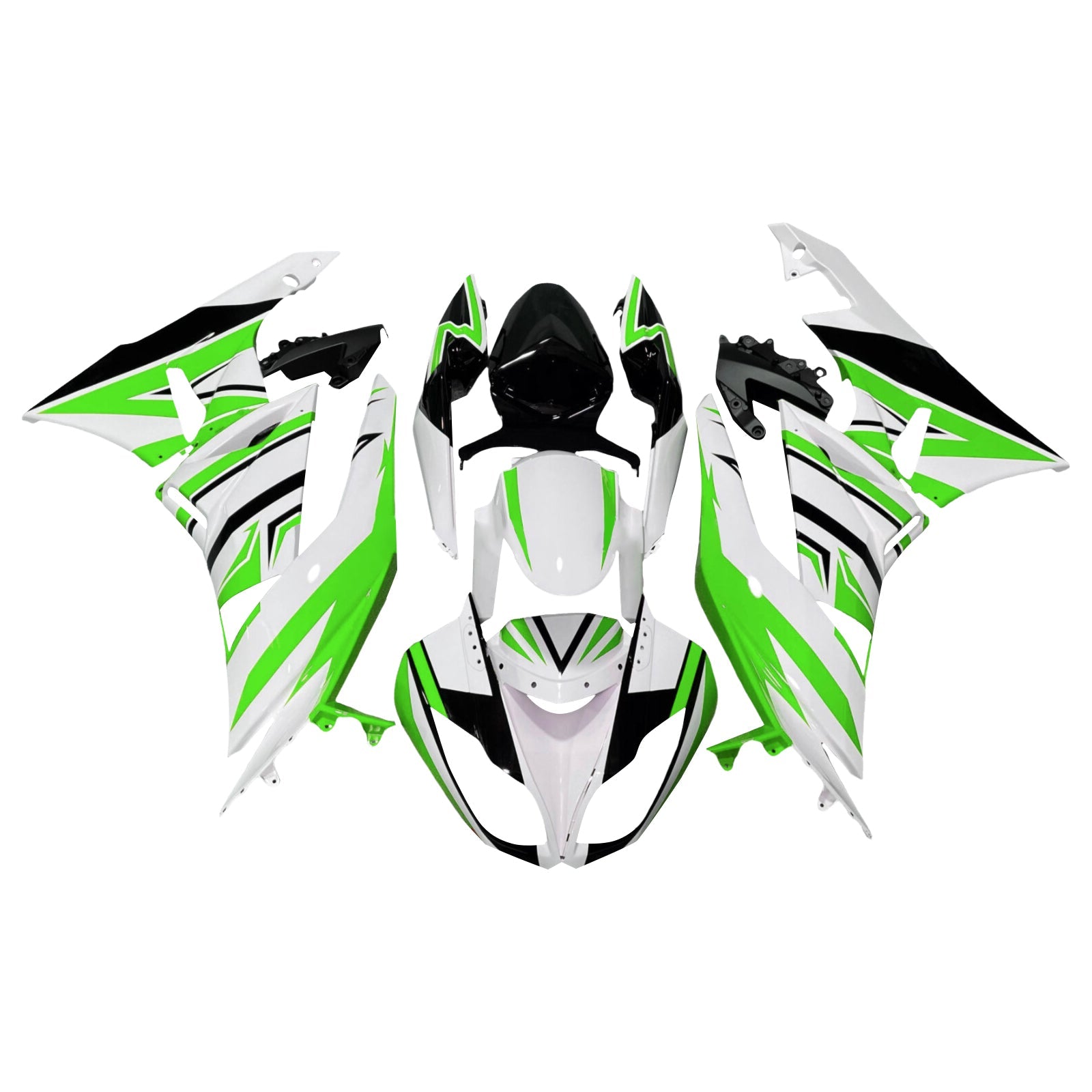 Injection Fairing Kit Bodywork Plastic ABS fit For Kawasaki ZX6R 636 2009-2012
