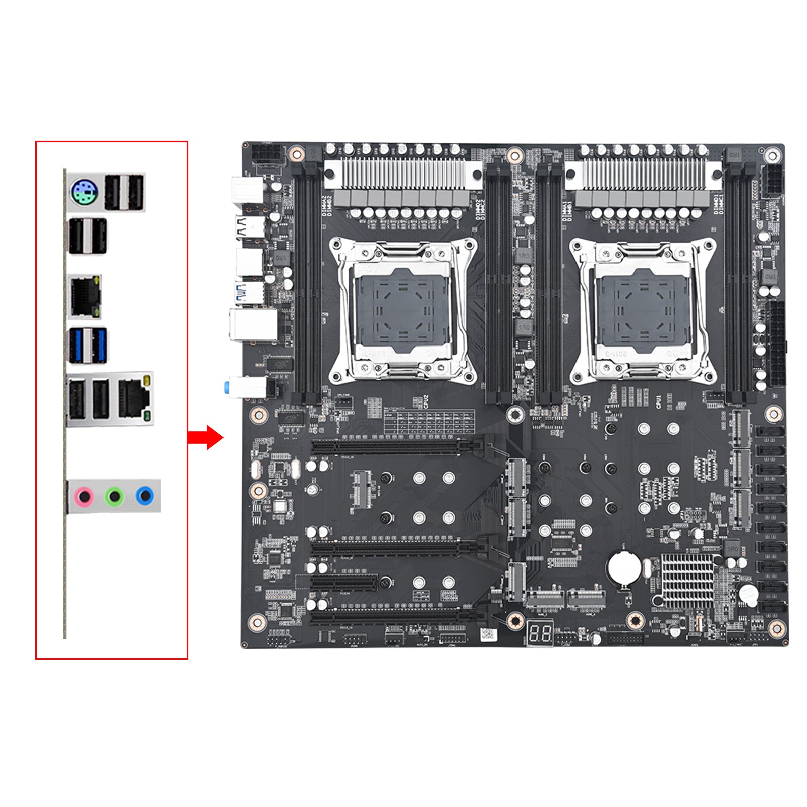 X99 Dual-Channel Motherboard PRO Desktop Computer Motherboard LGA2011-3 V3/V4