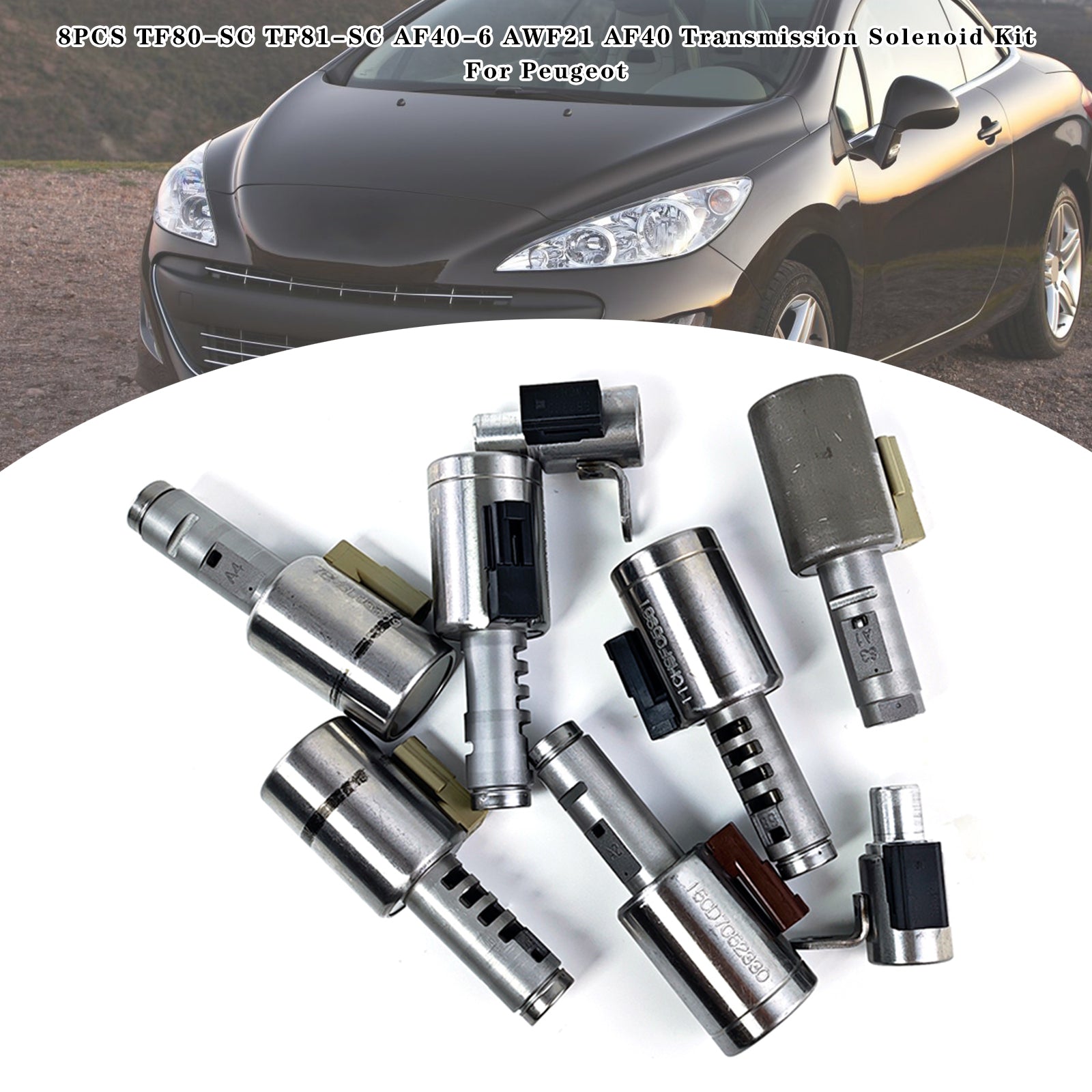 8PCS TF81-SC TF81 Transmission Solenoid Kit For Peugeot