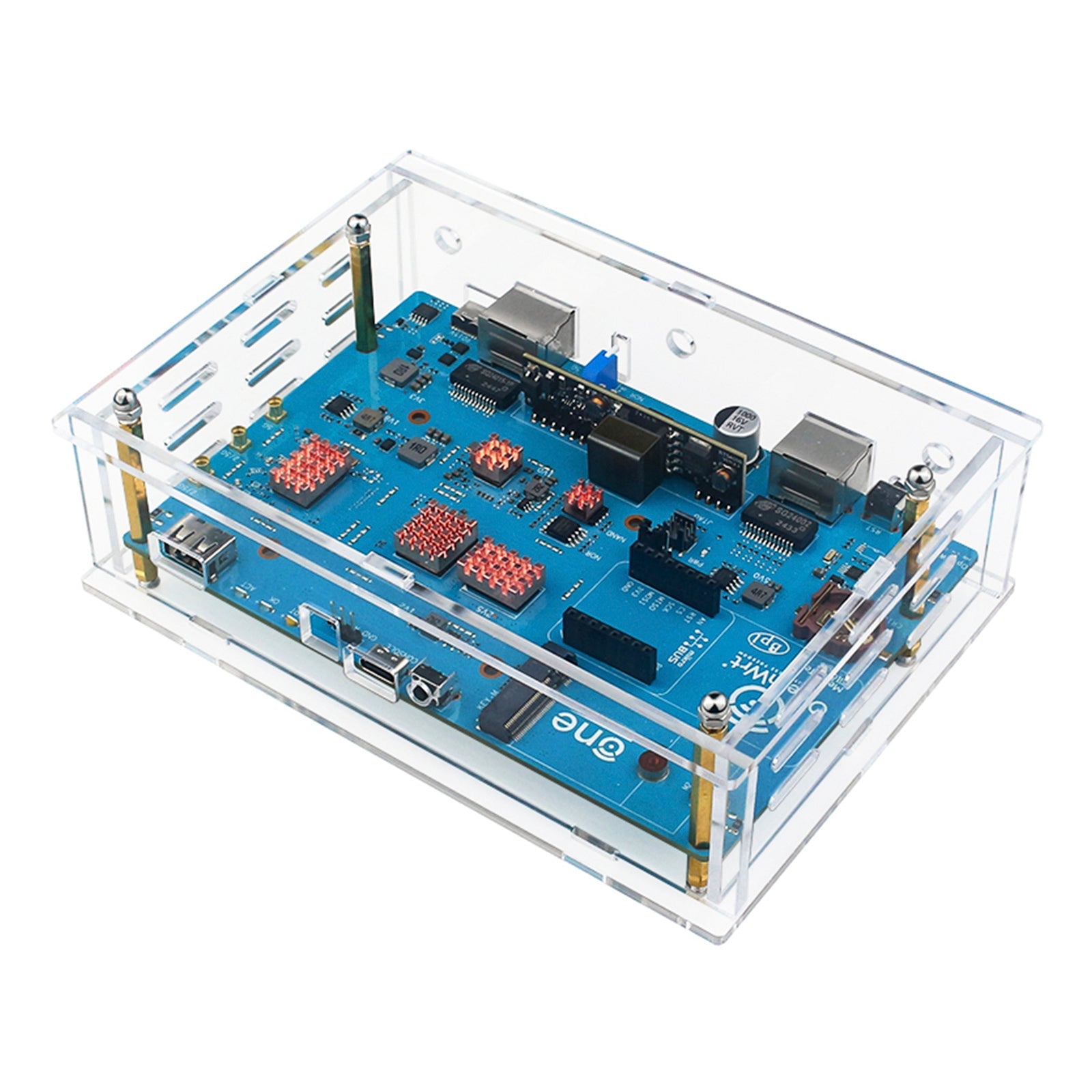 Radiator Banana Pi OpenWrtOne Pure Copper Heat Sink with Adhesive CPU Cooler