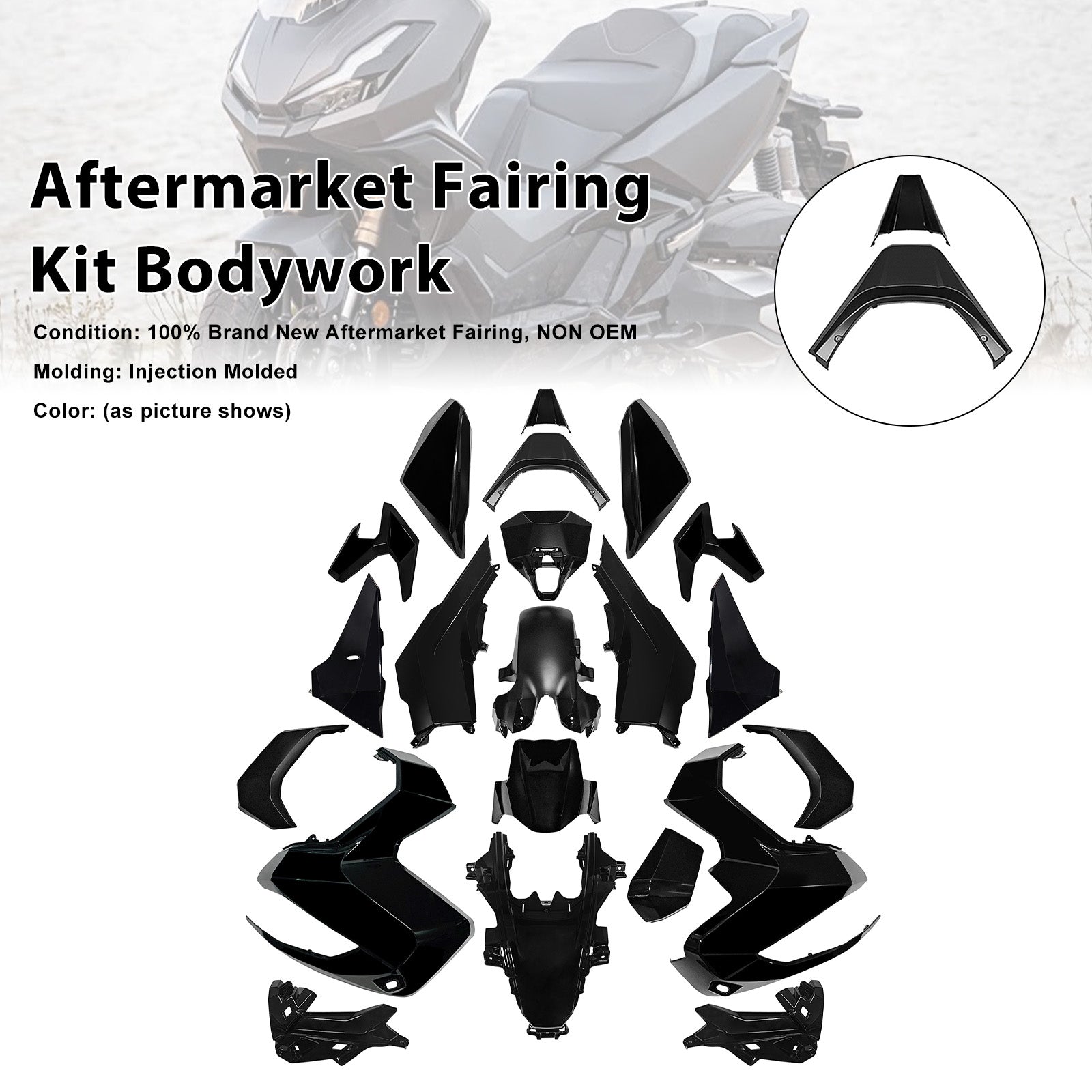 Injection ABS Plastic Bodywork Fairing Kit for 2022-2026 Honda ADV350 8 Colors