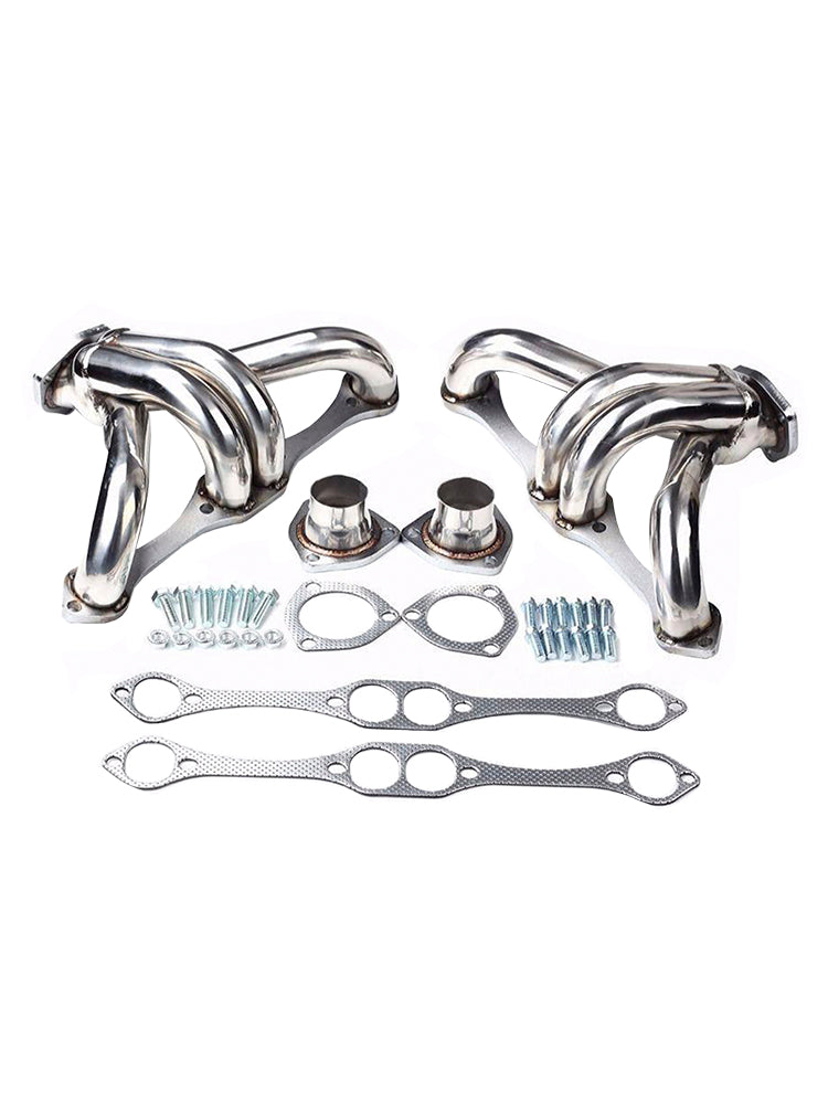 Exhaust Header Manifold Fit Chevy Small Block SB V8 262 265 283 305 327 350 400