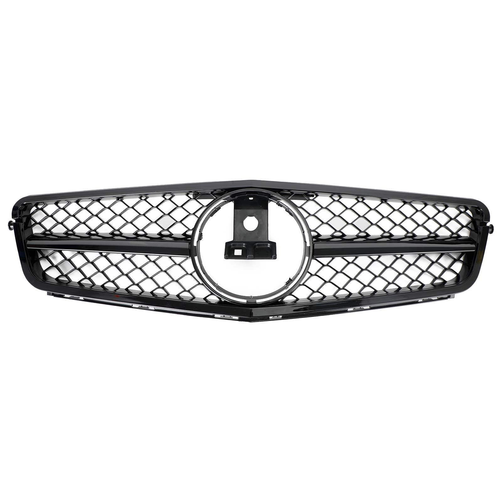 W204 C-Class 2008-2014 Benz Front Bumper Grill Replacement Grille Black Radiator Generic