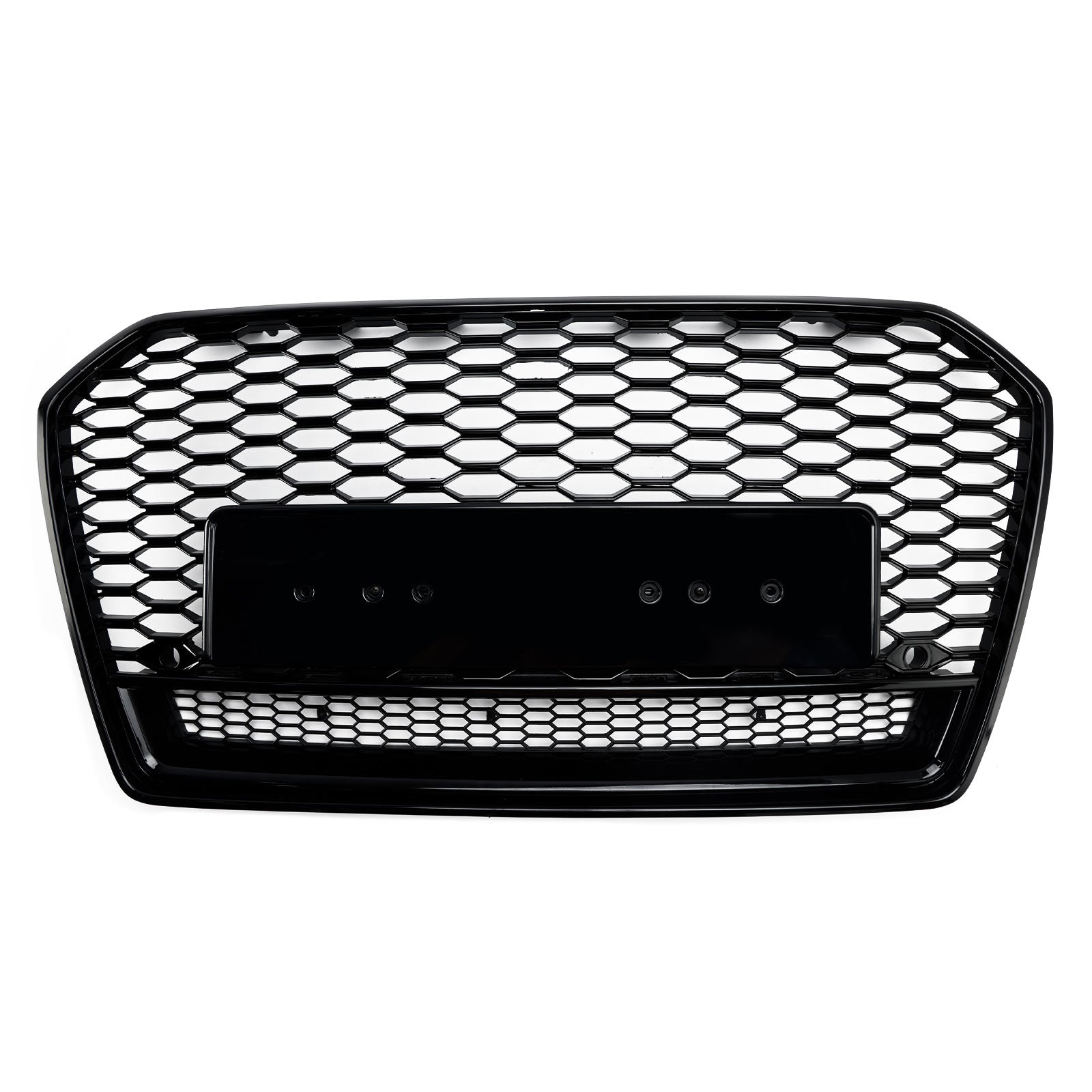 2016-2018 Audi S6 (C7) C7PA Facelift RS6 Style Honeycomb Mesh Front Grill Grille Black