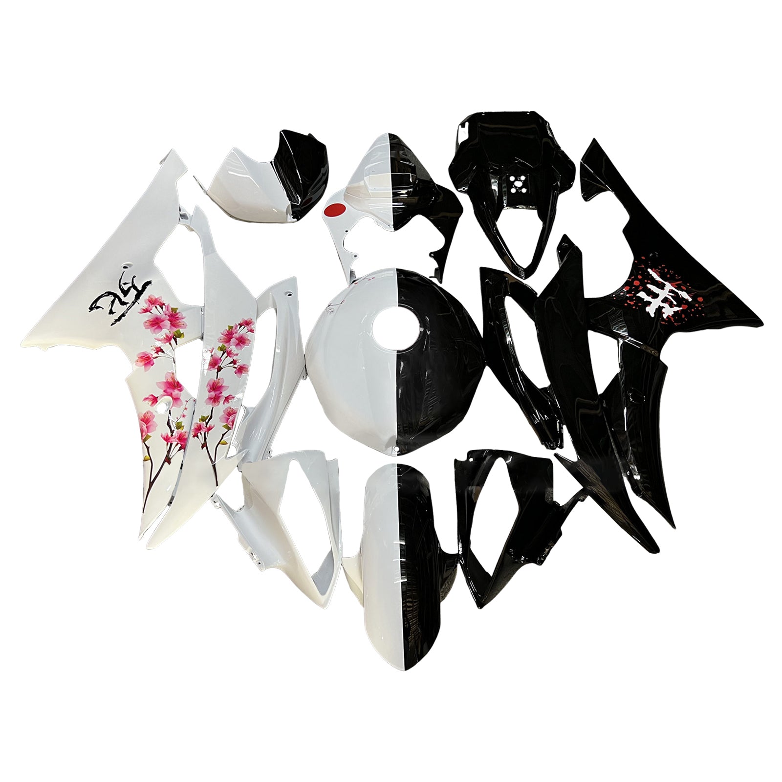 Injection Fairing Kit Bodywork Plastic ABS For Yamaha YZFR6 YZF-R6 2008-2016