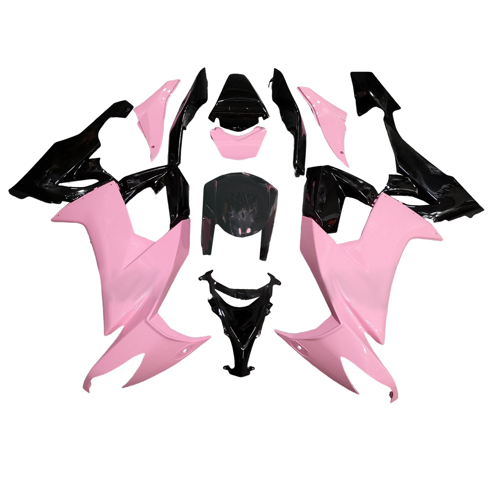 Injection Fairing Kit Bodywork Plastic ABS fit For Kawasaki ZX10R 2008-2010