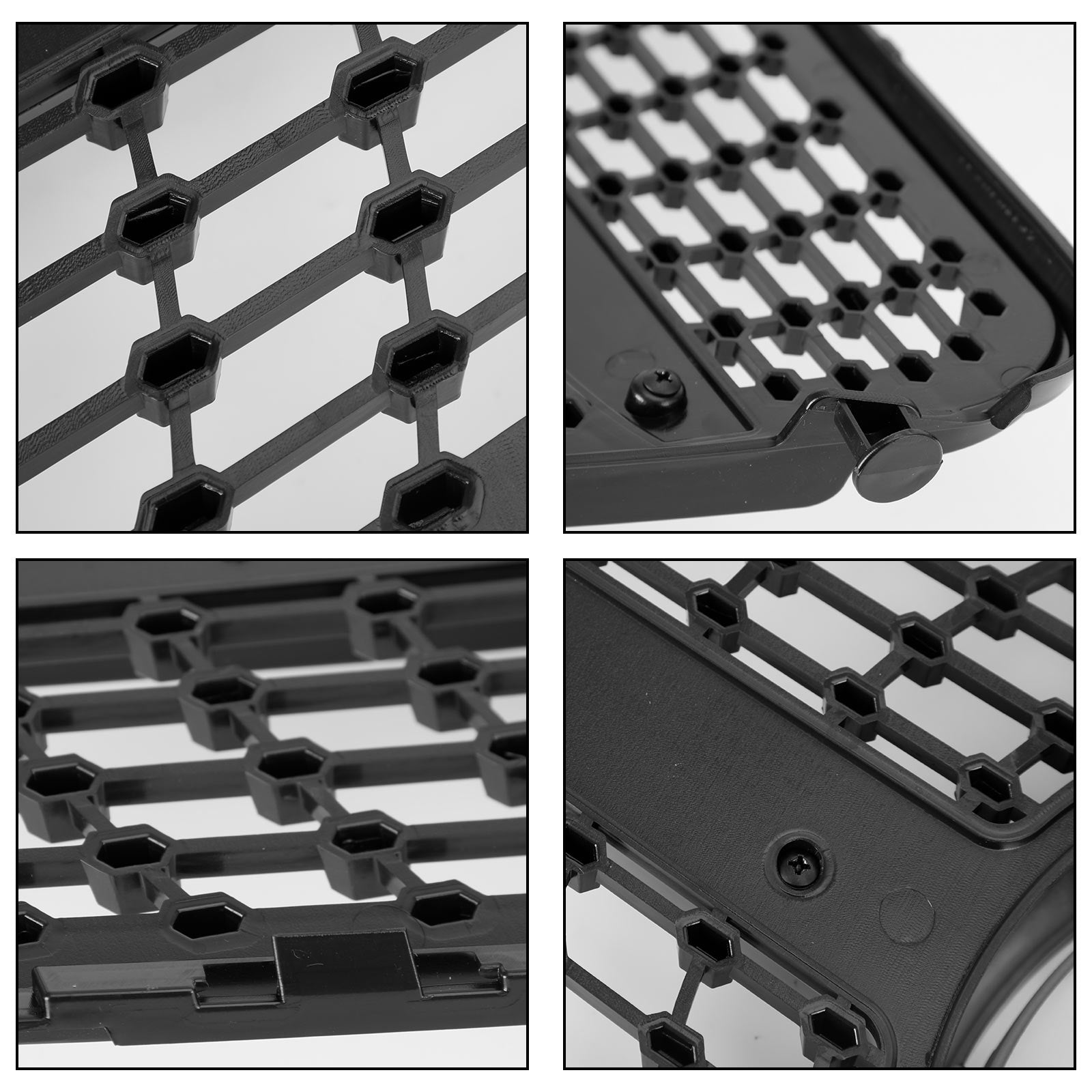 2008-2014 C-Class Benz W204 C300 C350 LED Diamond Front Bumper Grille Grill