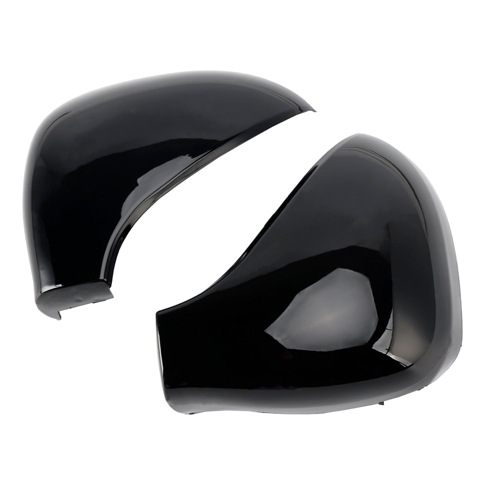 07/2006-05/2015 Peugeot 207 Hatchback Side Mirror Covers Rearview Housing Bright Black 9680194877 Generic