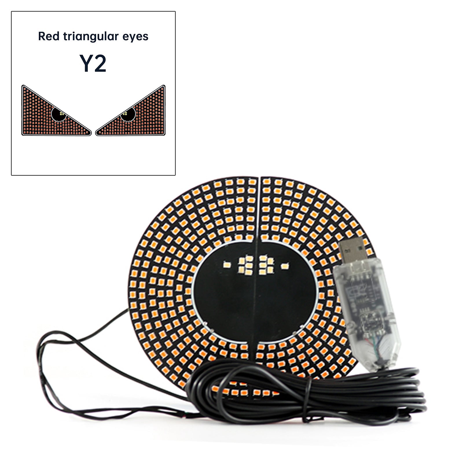 LED-Screen Devil's Eye Car Eye Light Truck Dynamic LED Light