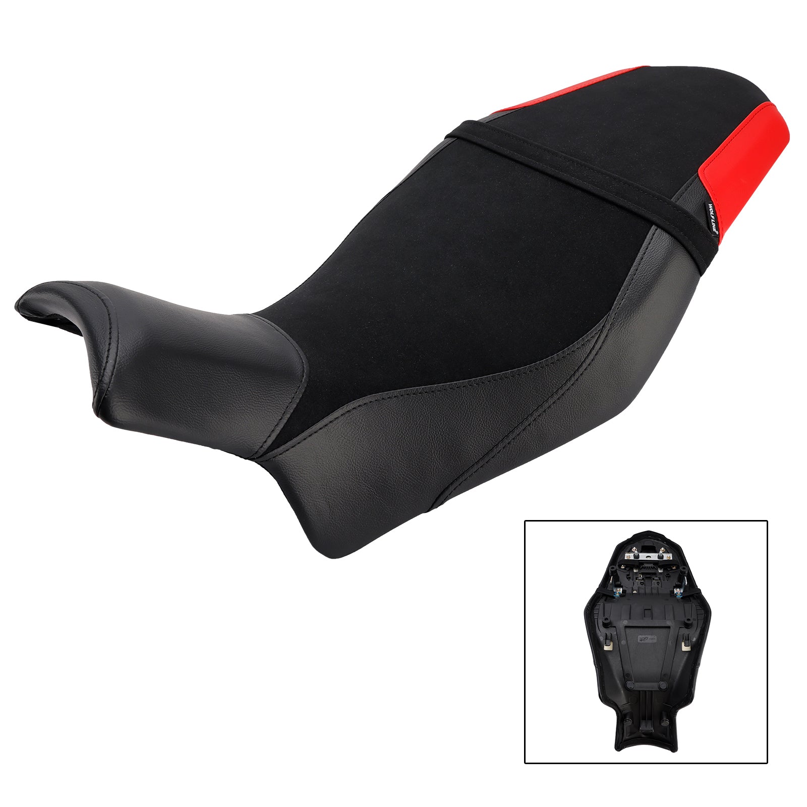 2019-2024 Suzuki Katana Complete Cushion Rider Passenger Seat +20Mm Black