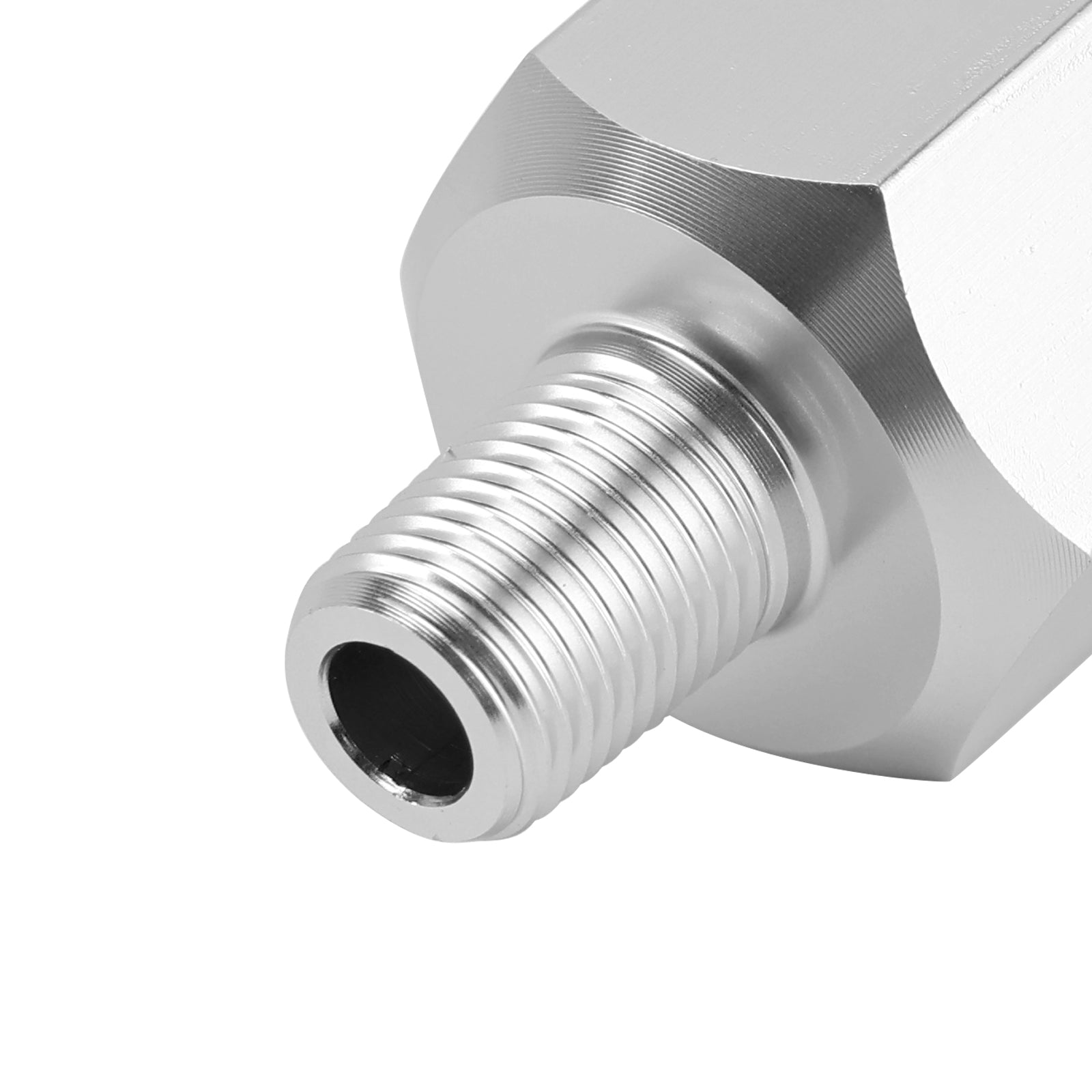 2x 1/8NPT Male to M16-1.5 Female Oil Pressure Sensor Adapter Thread Connector