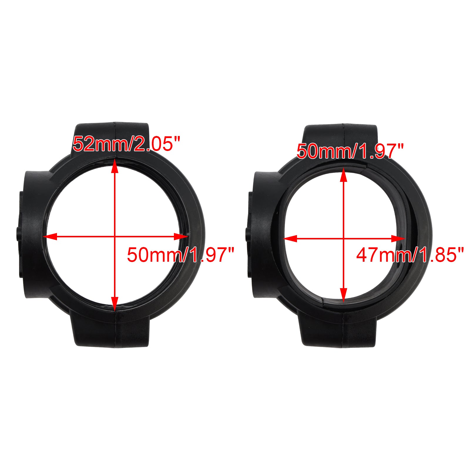 ABS Motorcycle Windscreen Windshield for Harley Dyna Softail Models Black