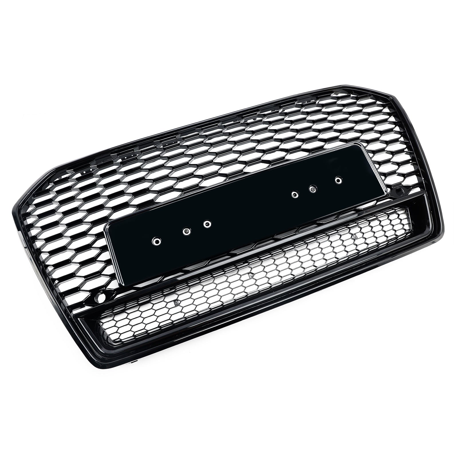 2016-2018 Audi A6 (C7) C7PA Facelift RS6 Style Honeycomb Mesh Front Grill Grille Black