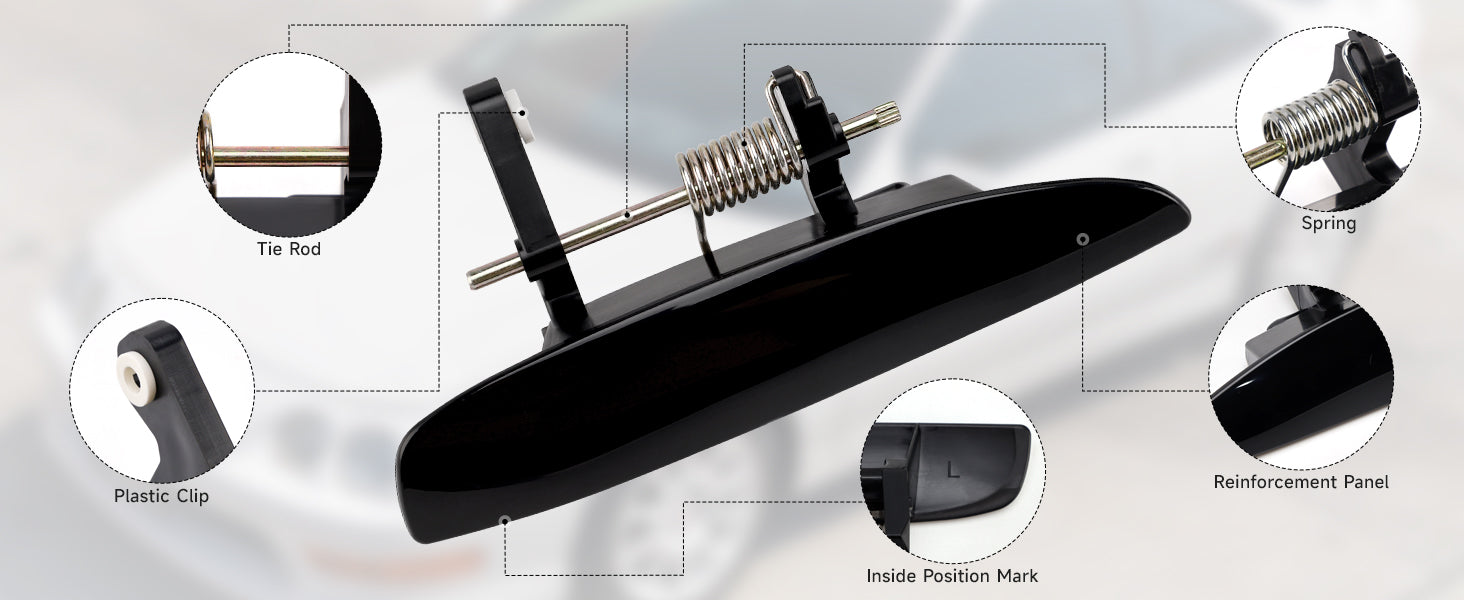 Acura Integra 1994-2001 용 2PC 외부 도어 핸들 레버