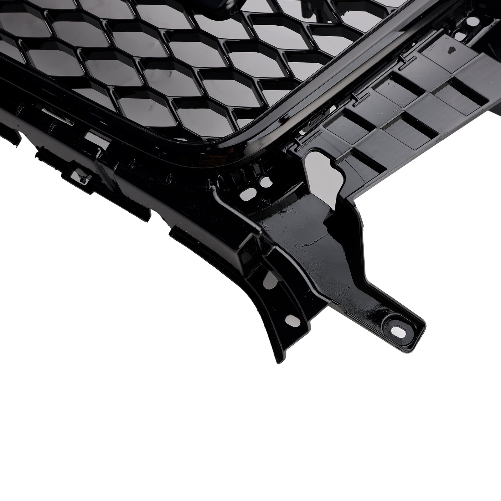 RSQ3 Style Gloss Black Front Honeycomb Mesh Grille Fit Audi Q3 2011-2015