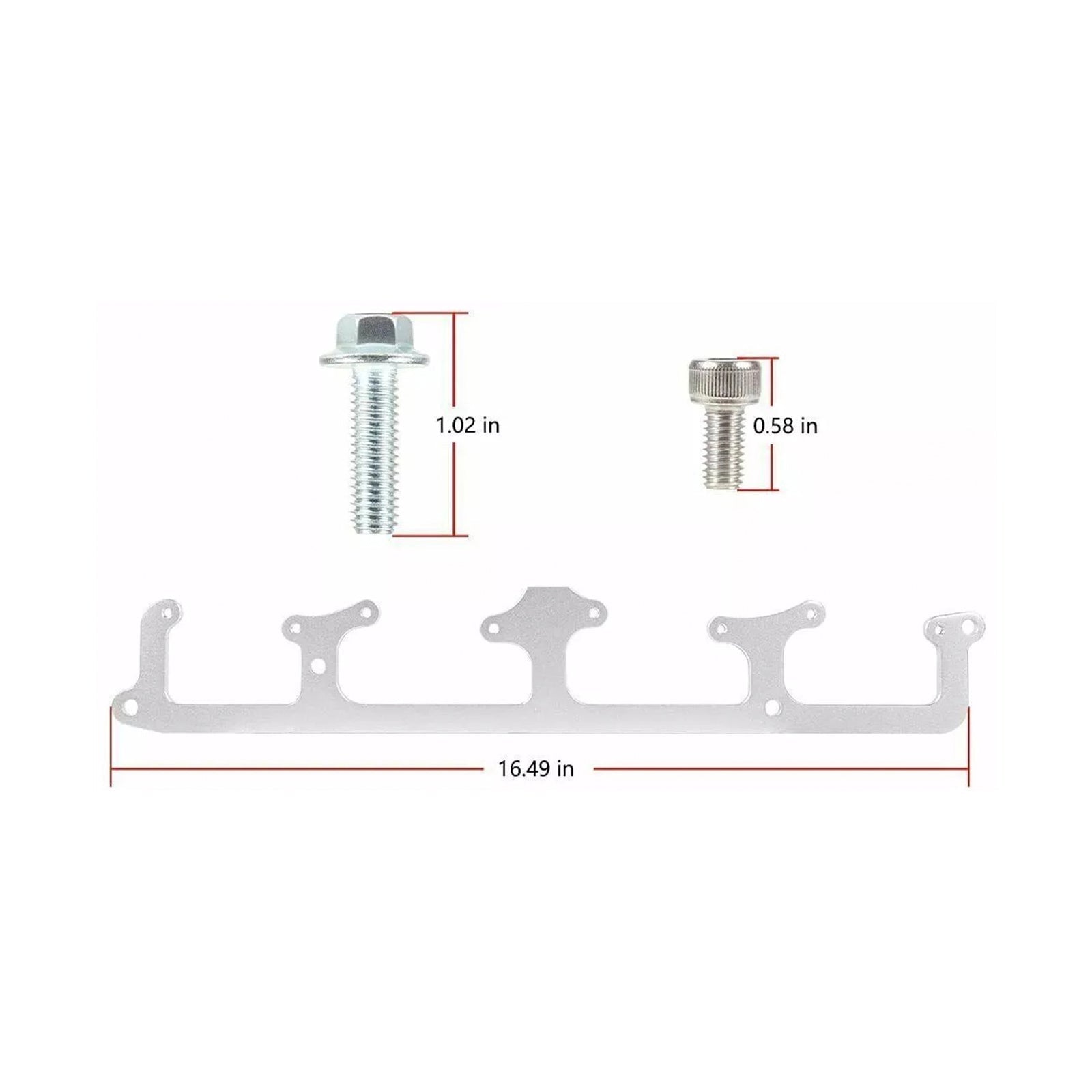 5.3L LS Truck Side Bolt Coil Brackets Mount Valve Cover 19005218 D585 LSX Swap