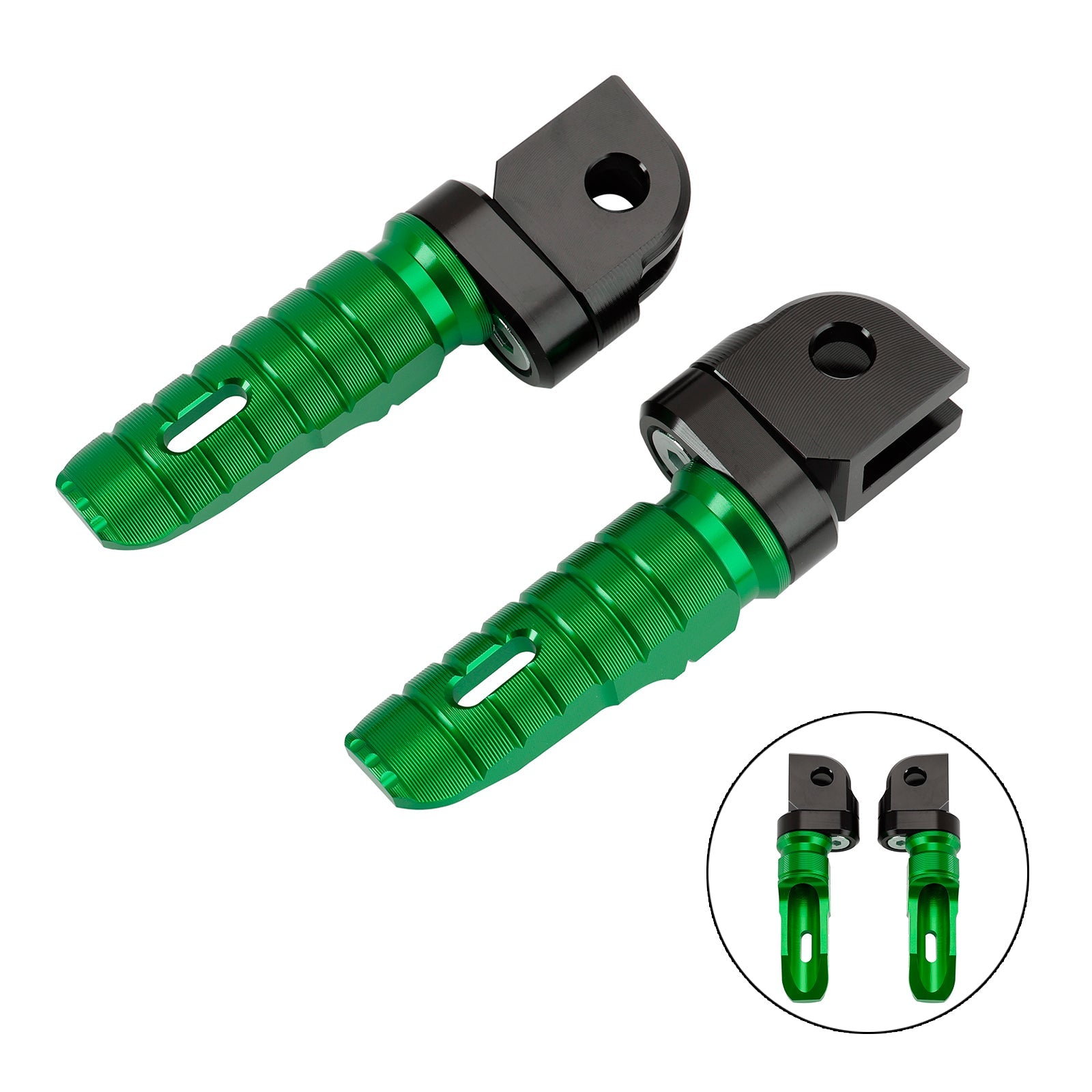 Front Footrests Foot Pegs fit for KAWASAKI ZX-4R ZX-4RR 24-25 NINJA 400 2018-2024