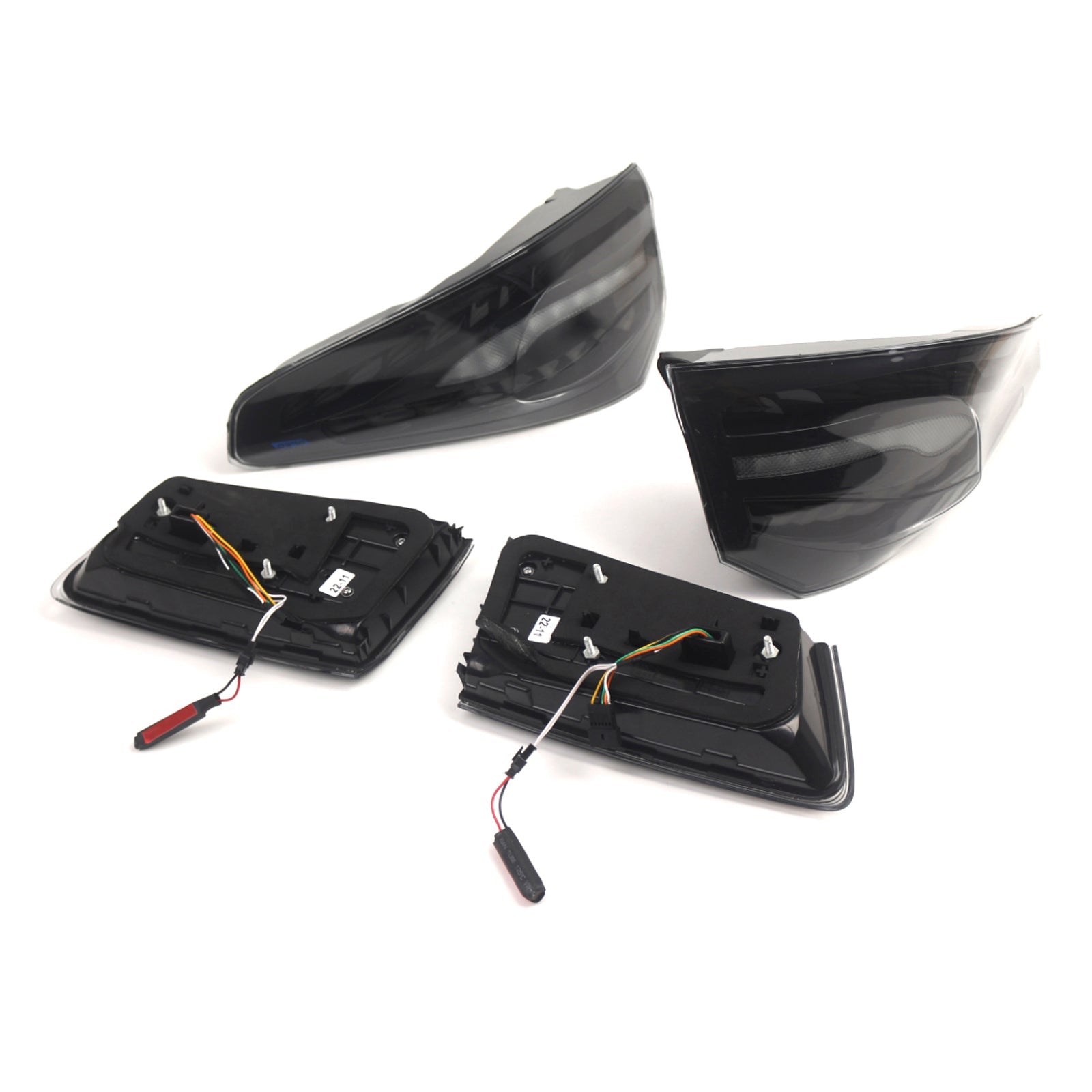 2018-2020 BMW 5 G30 G38 L&R Smoked LED Tail Lights Rear Lamp Assembly 63217376469 63217376470