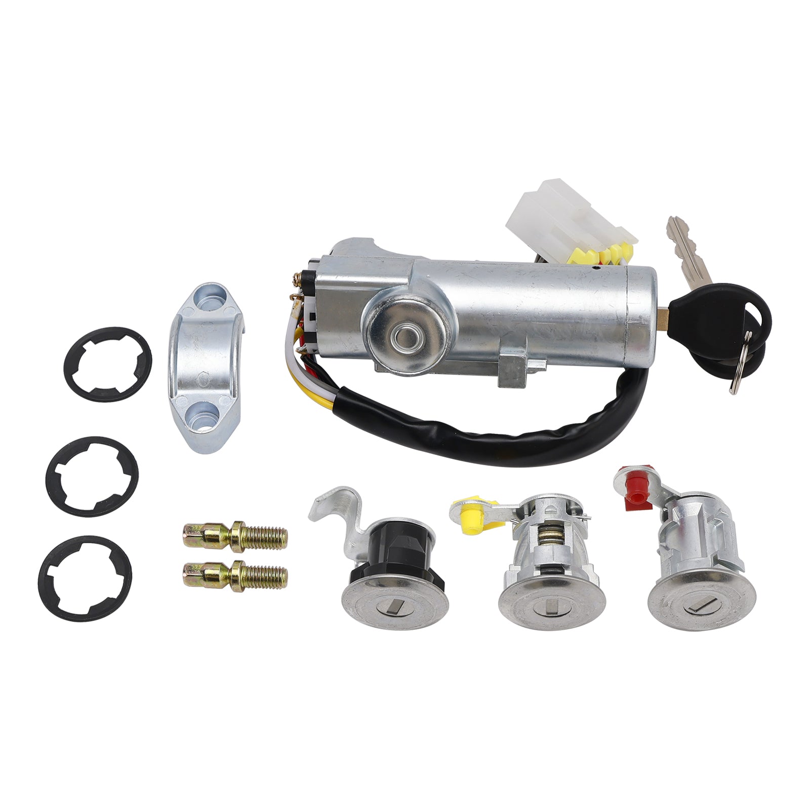 Ignition Barrel Door Lock Kit w/ 2 Keys K9810-2S806 For Nissan Navara D22 1997-2006