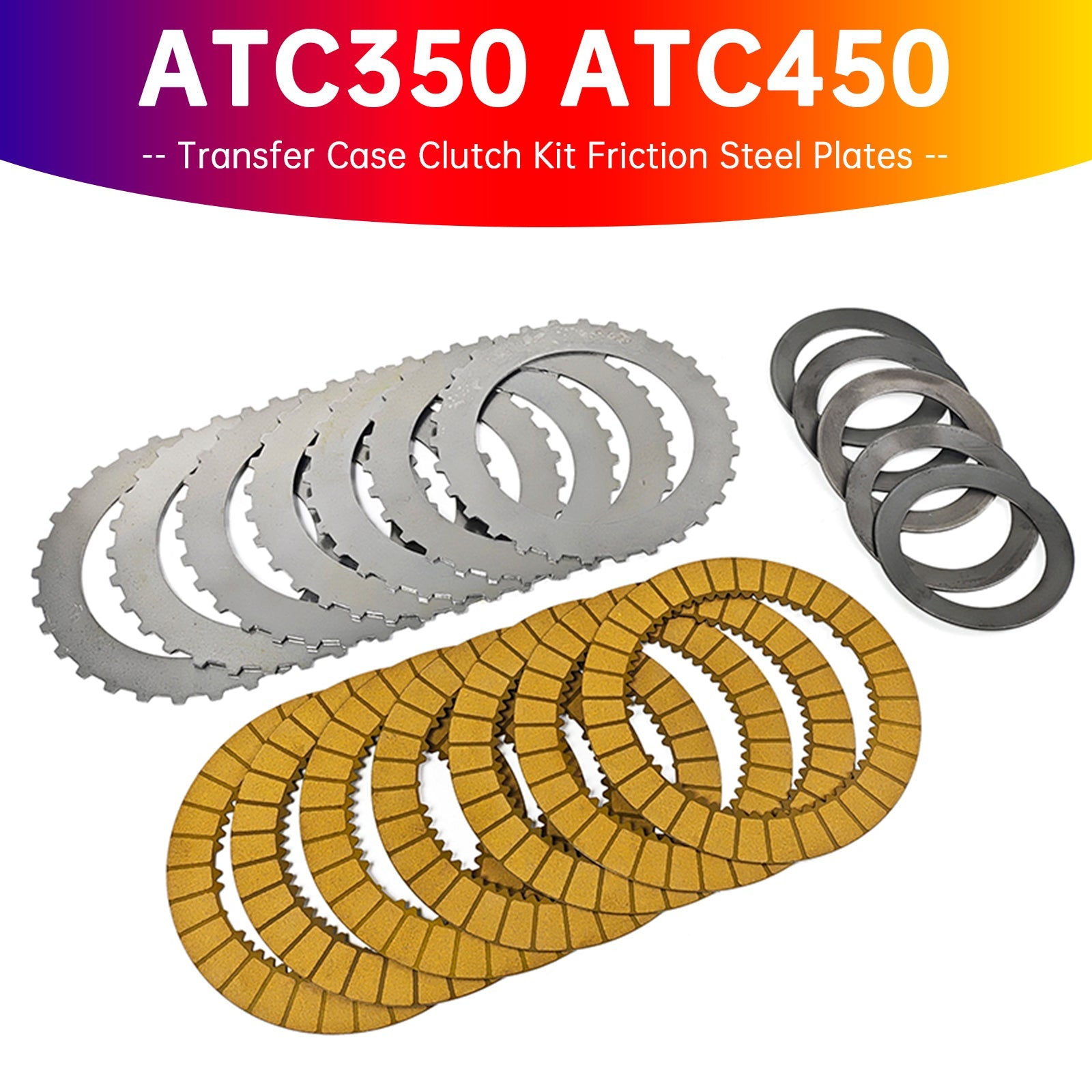 2010-2013 BMW 5 series F10/F11 Transfer Case Clutch Kit Friction Steel Plates ATC350 ATC450