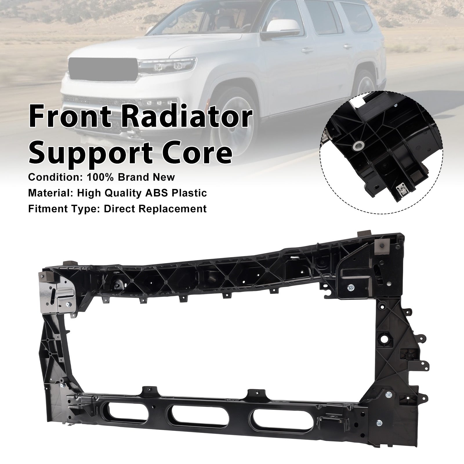 2022-2023 For Jeep Grand Wagoneer Series I Front Radiator Support Core 68563708AA