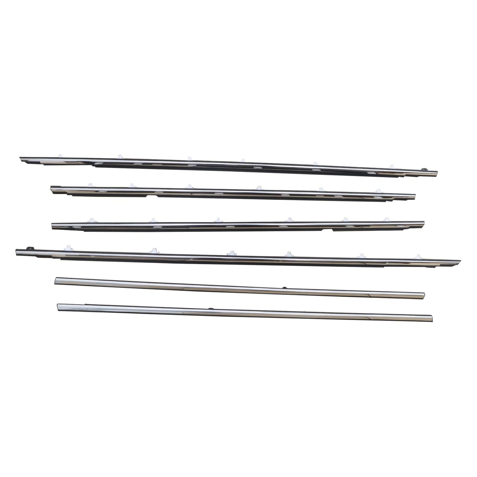 1996-1998 Lexus LX450 FZJ80 6PCS Door Belt Molding 75710-60011 75720-60011