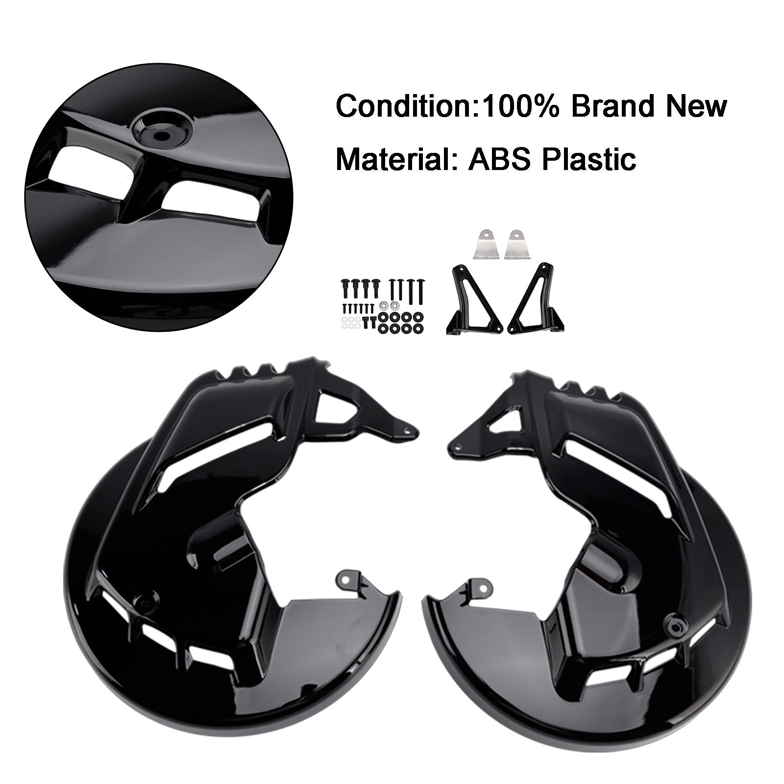 Front Brake Disc Rotor Covers For Honda Goldwing GL1800 F6B 01-15