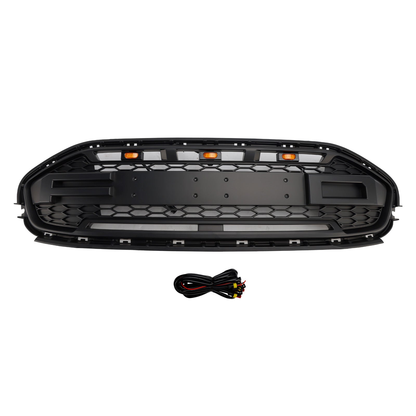 2019-2023 Ford Transit Connect W/LED Black Front Bumper Grill Grille