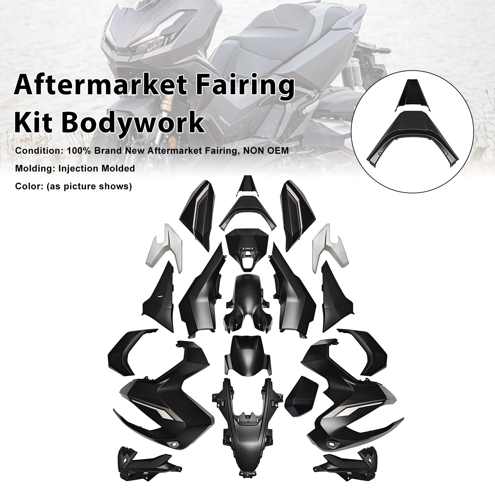 Injection ABS Plastic Bodywork Fairing Kit for 2022-2026 Honda ADV350 8 Colors