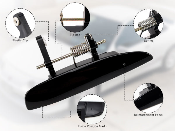 Acura Integra 1994-2001 용 2PC 외부 도어 핸들 레버