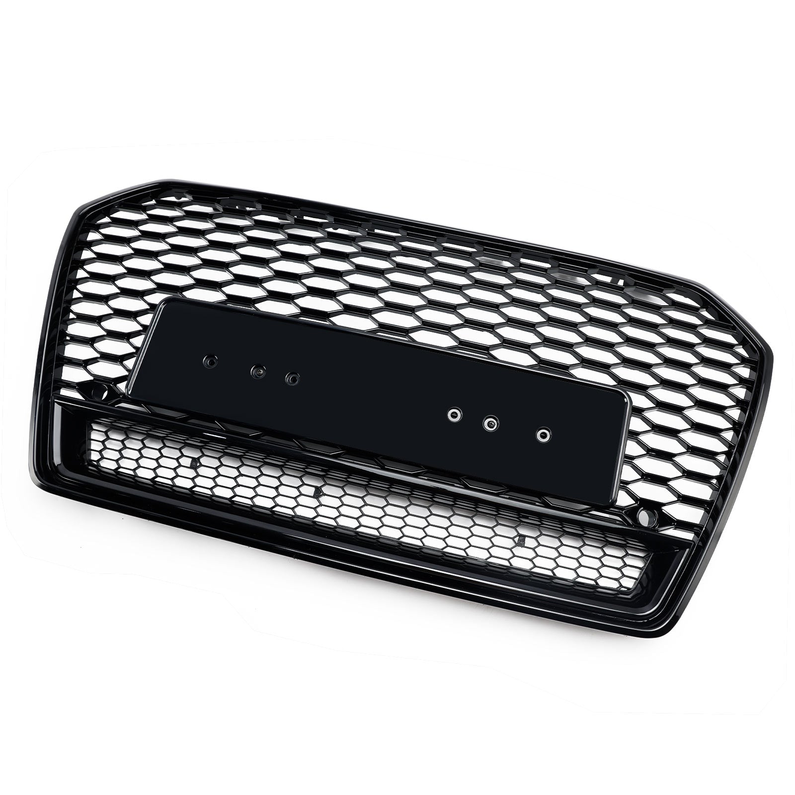 2016 2017 2018 Audi A6 S6 C7 C7PA RS6 Style Honeycomb Mesh Front Grill Grille Black