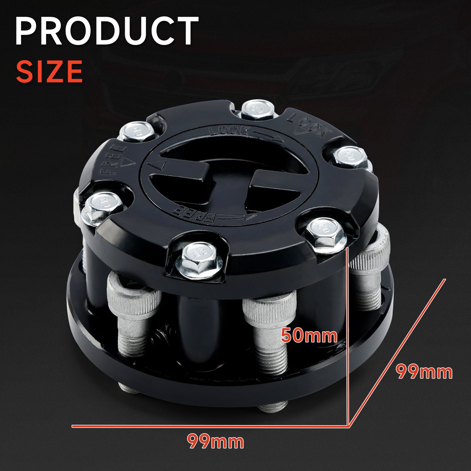 1987-1993 Holden Jackaroo 2X Free Wheeling Hubs 17 Spline