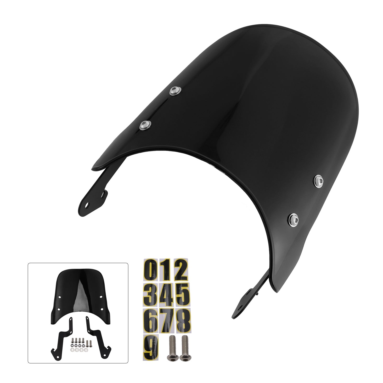 Windshield WindScreen fit for YAMAHA XSR 155 2020-2023 XSR 125 2024-2025