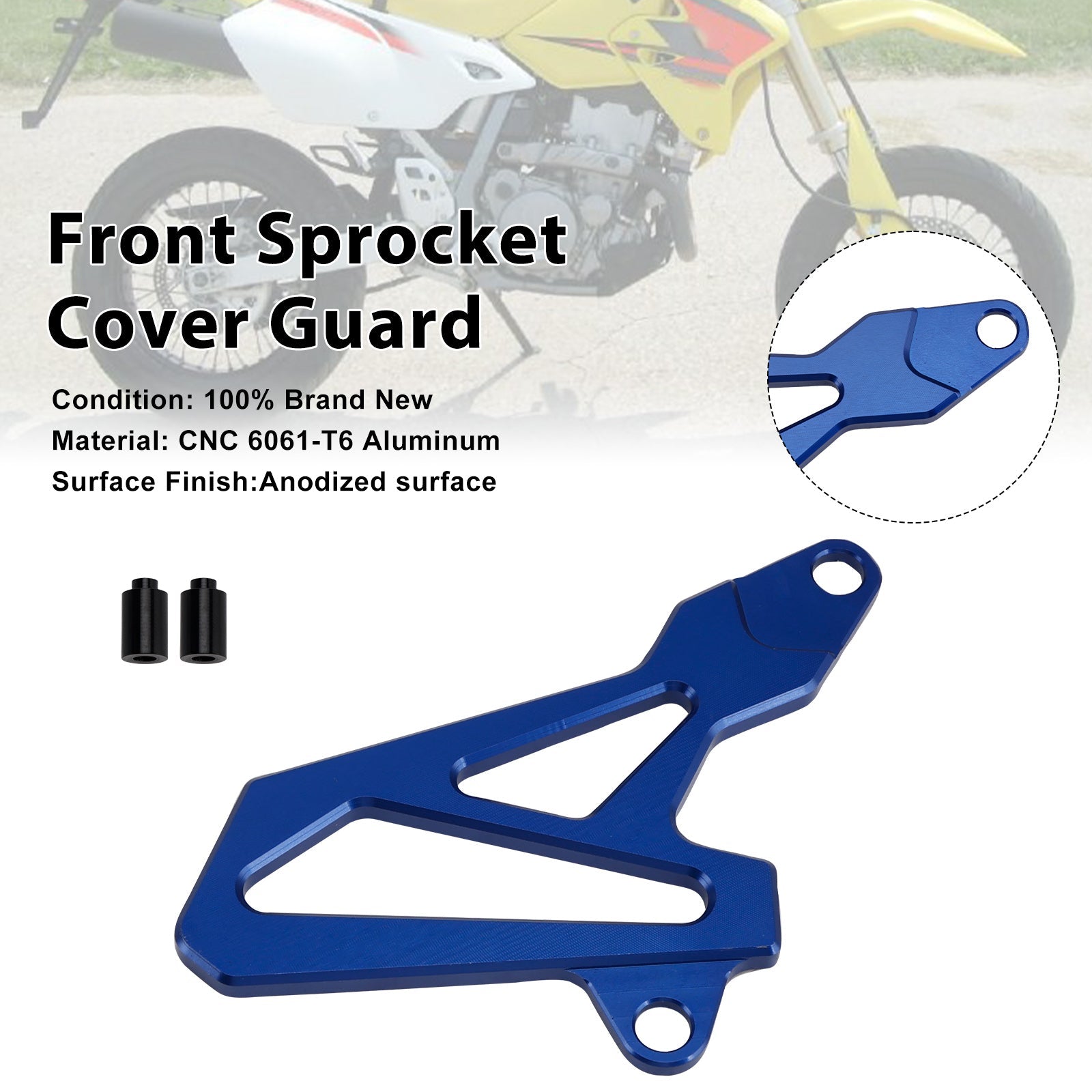 Front Sprocket Cover Guard For Suzuki DR-Z400SM 2000-2024 DRZ400/S/E