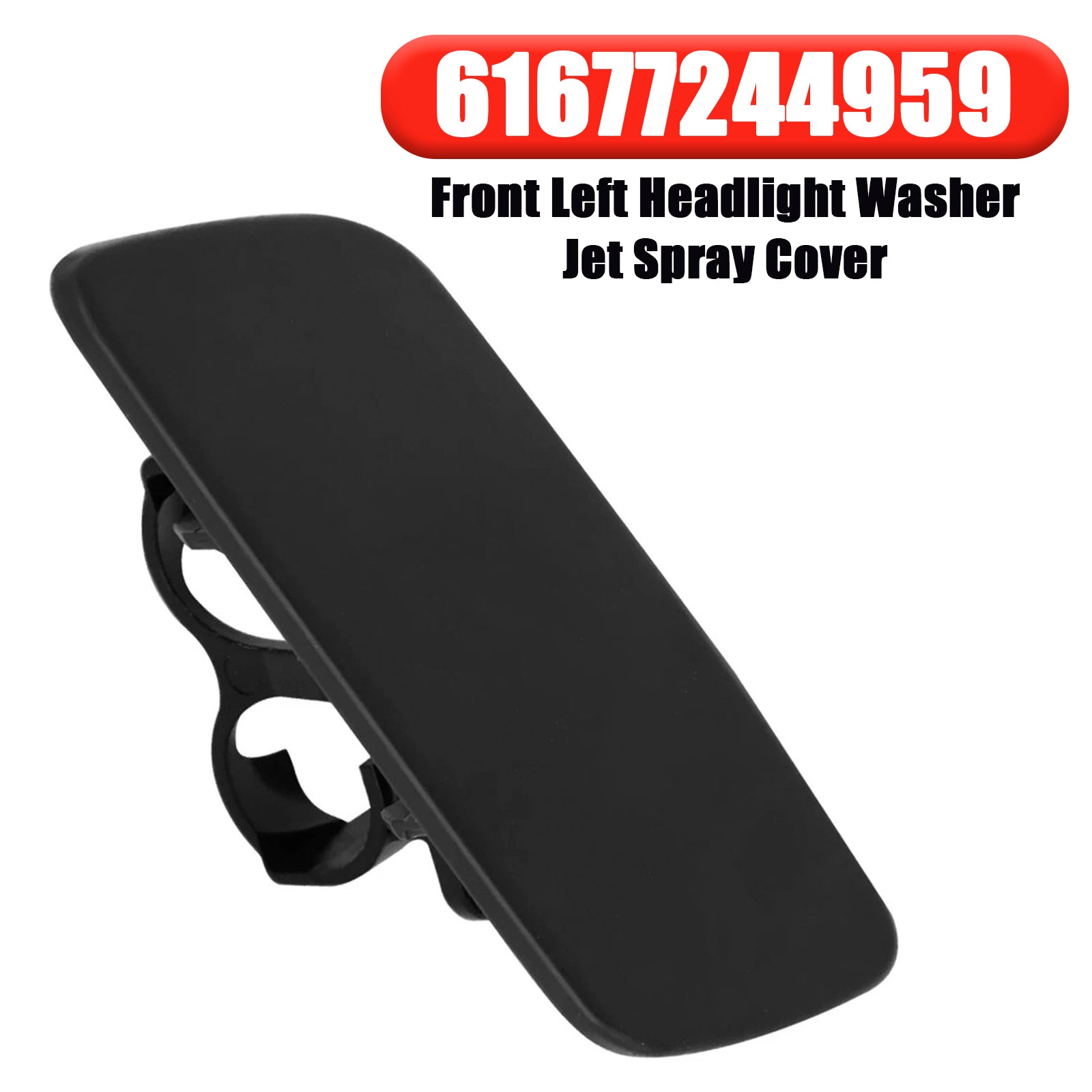 2010-2018 Rolls-Royce Ghost Front Left Headlight Washer Jet Spray Cover 61677244959