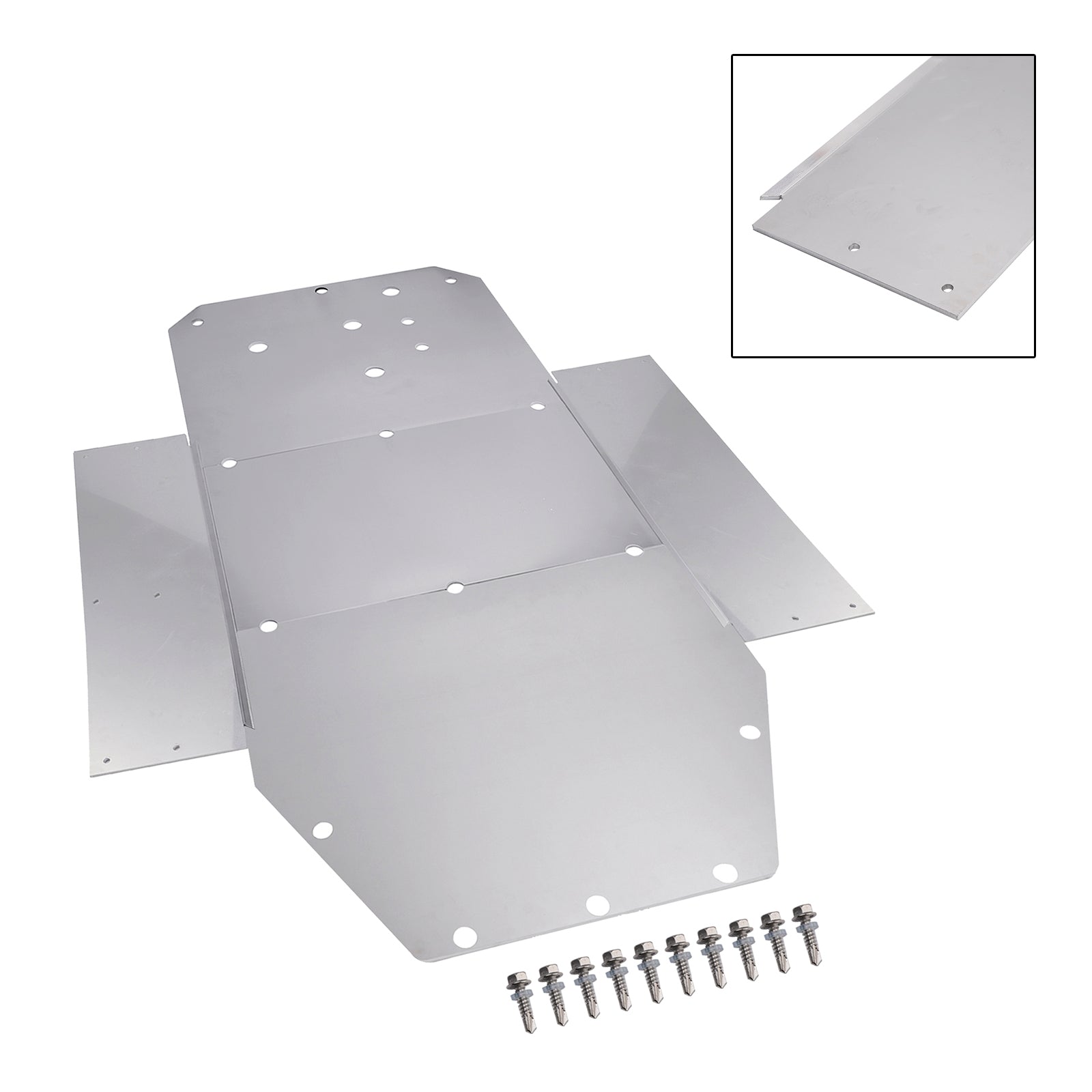 2009-2014 Polaris RZR-S 800 Aluminum Skid Plate Chassis Protector